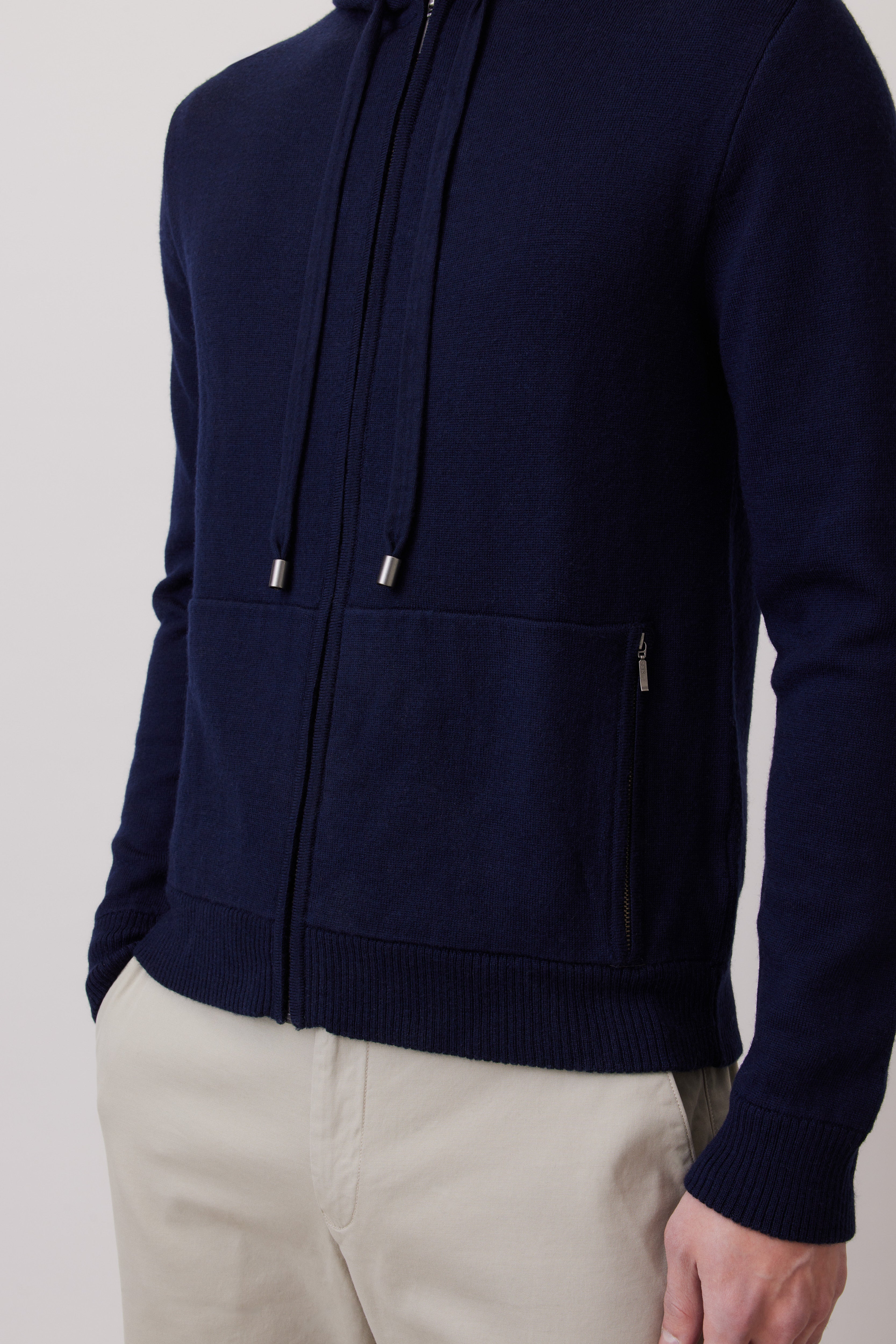 Extra Fine Merino Wool Mix Hoodie