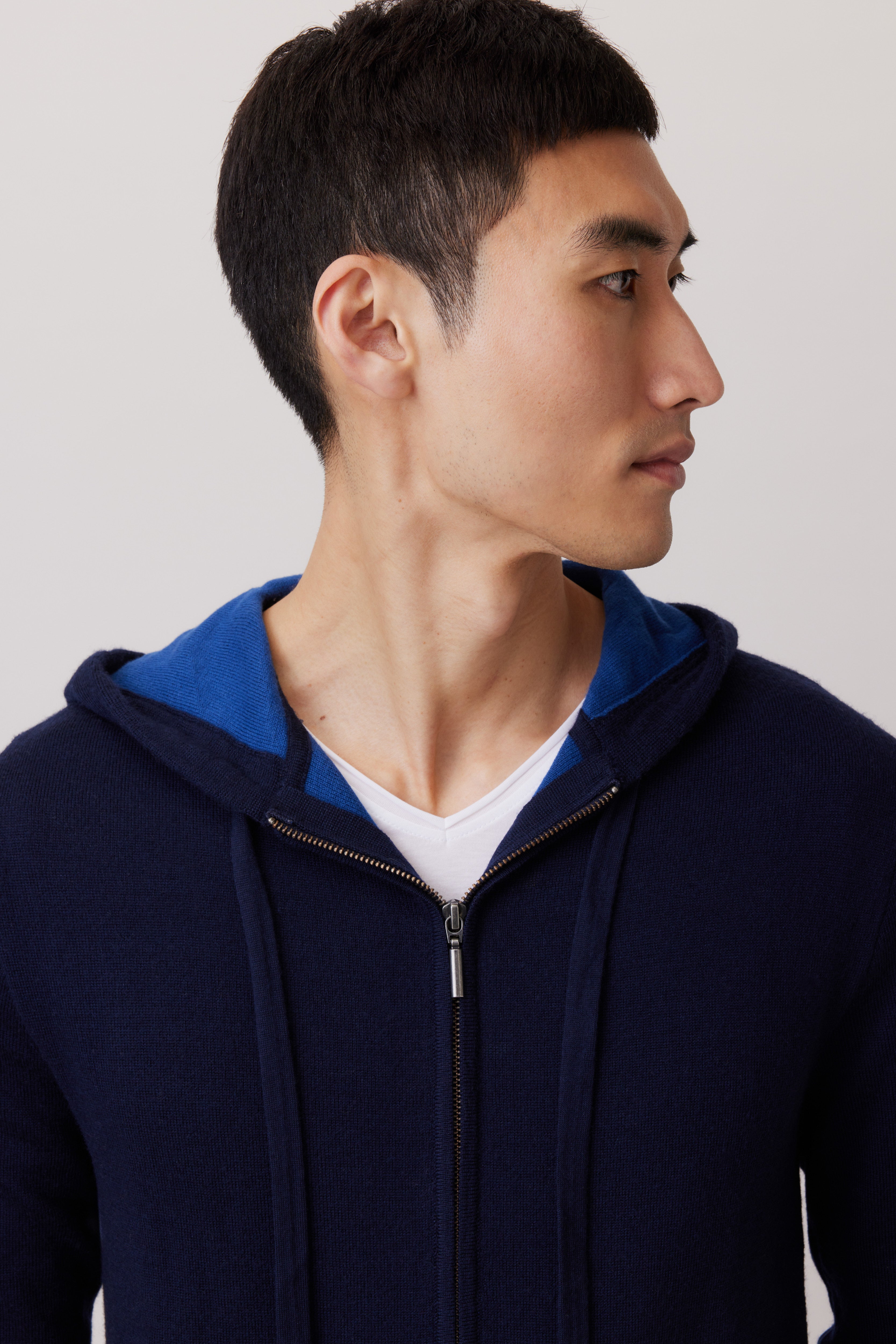 Extra Fine Merino Wool Mix Hoodie