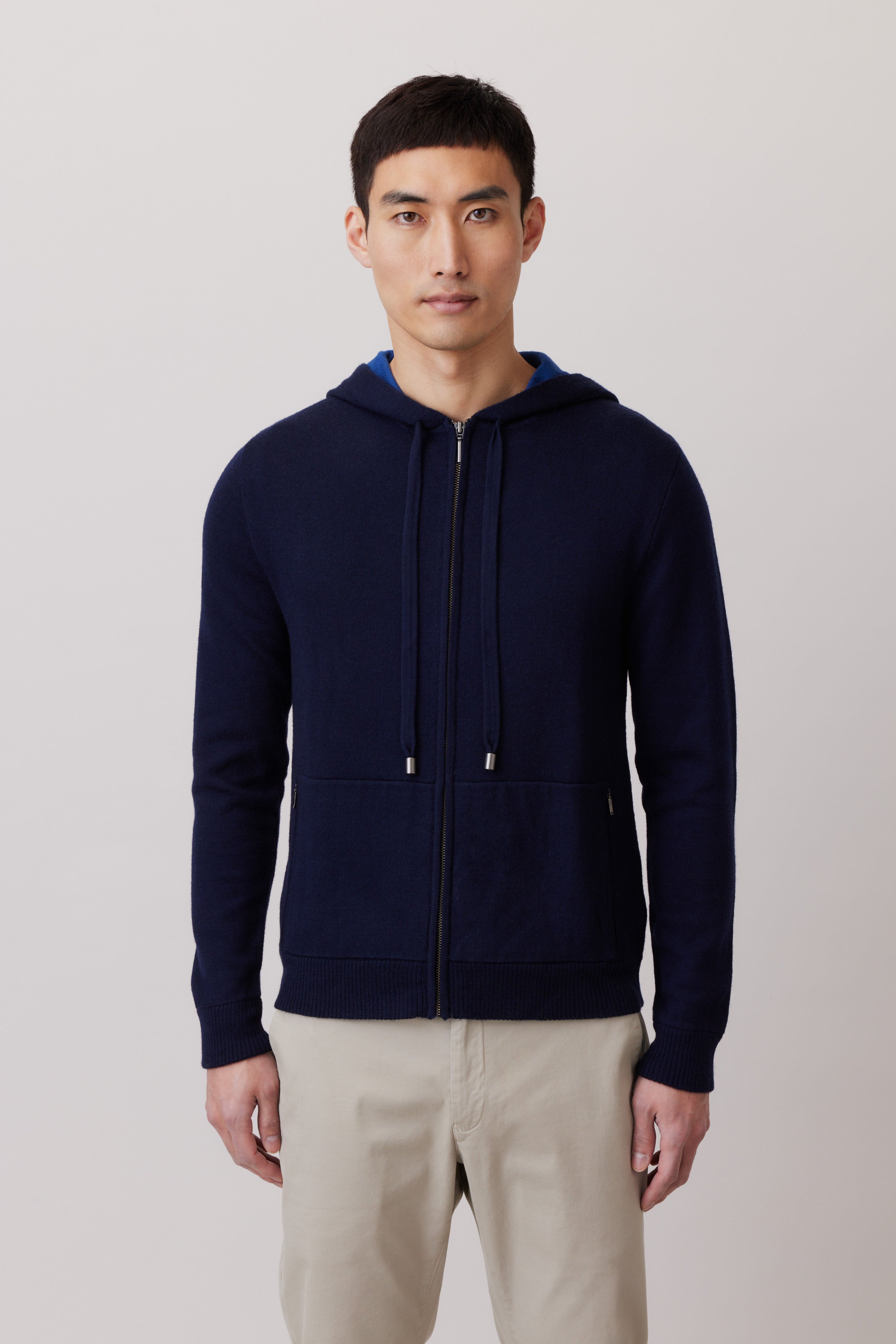 Extra Fine Merino Wool Mix Hoodie