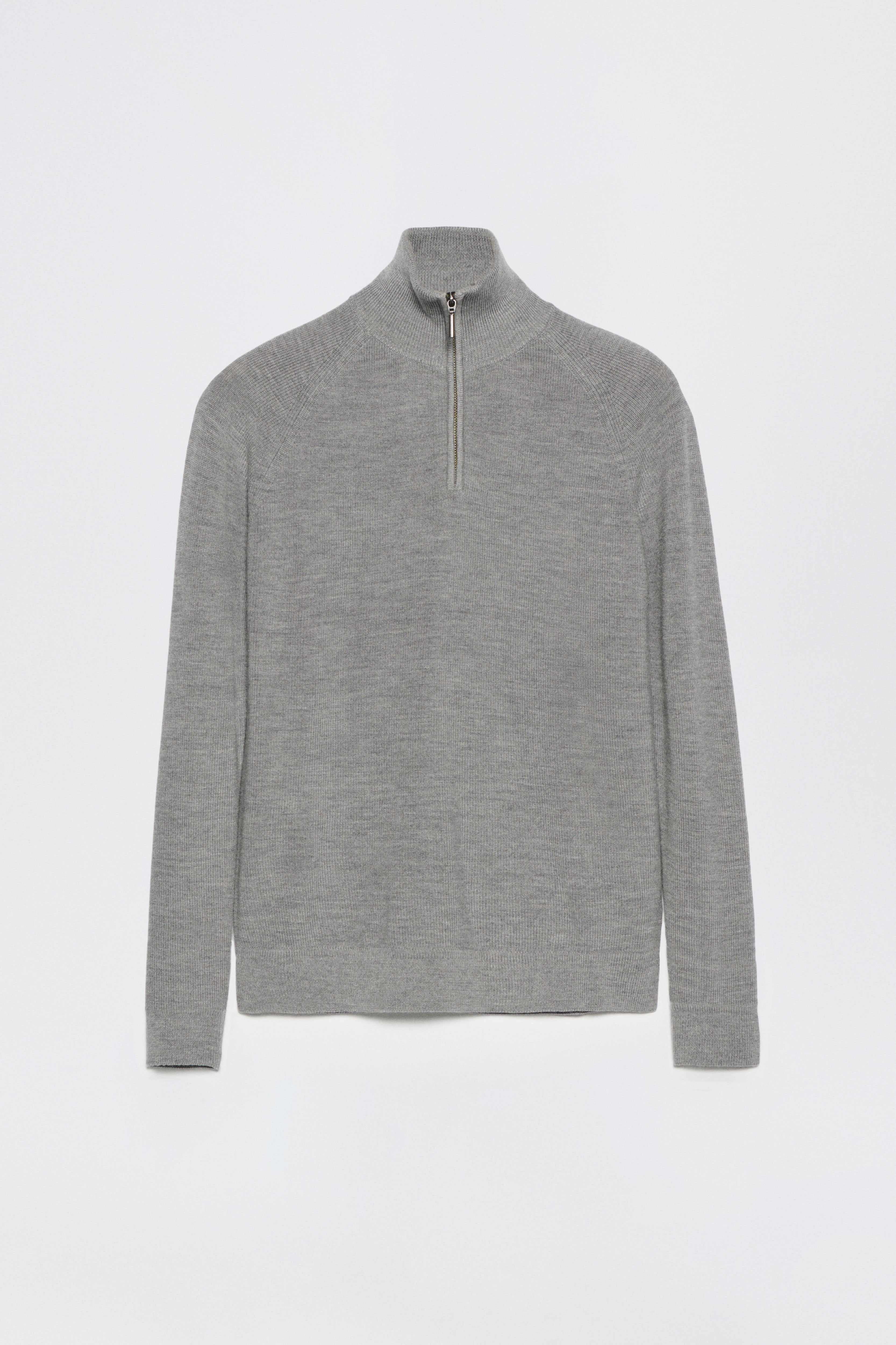 Extra Fine Merino Wool Troyer Sweater