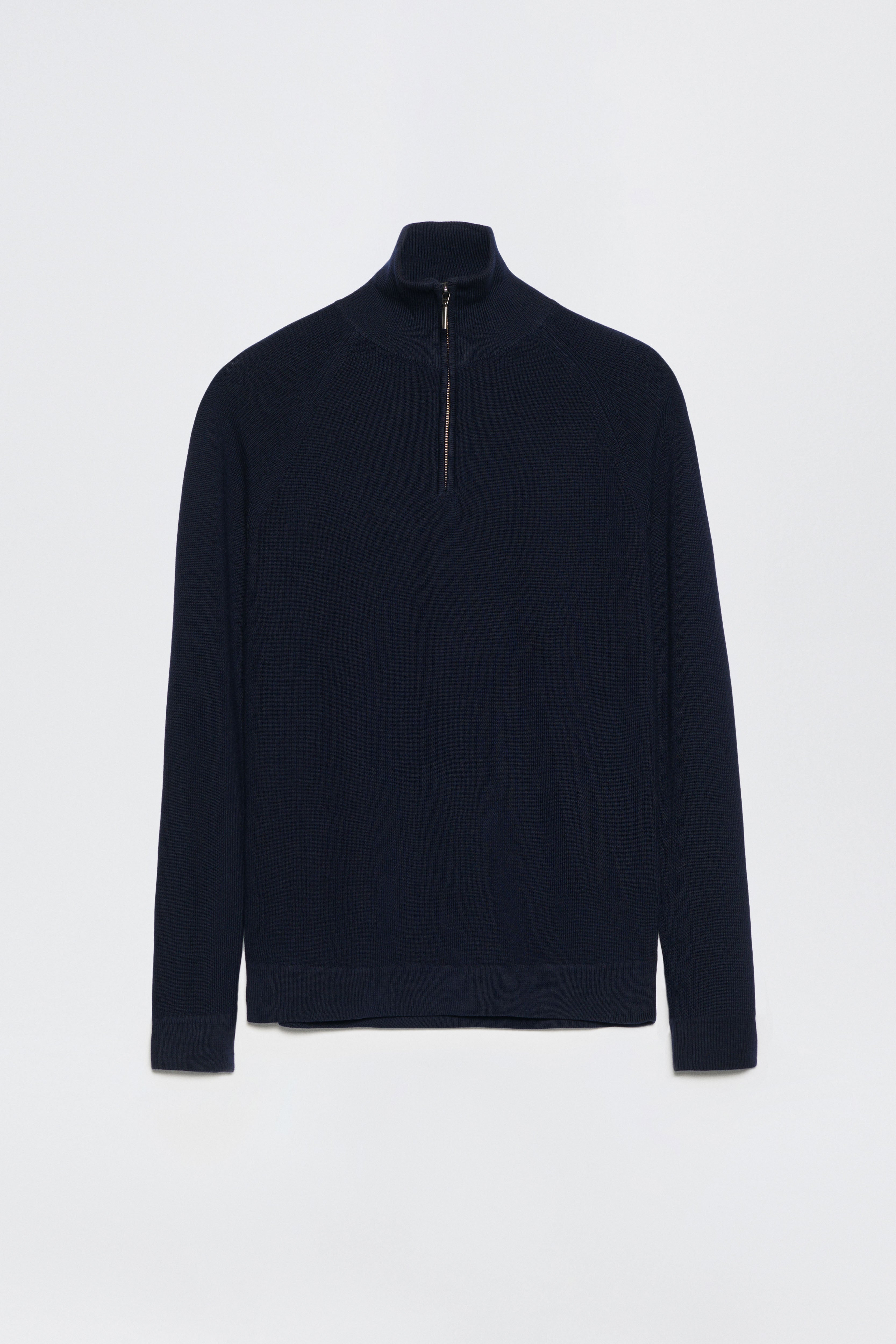 Extra Fine Merino Wool Troyer Sweater