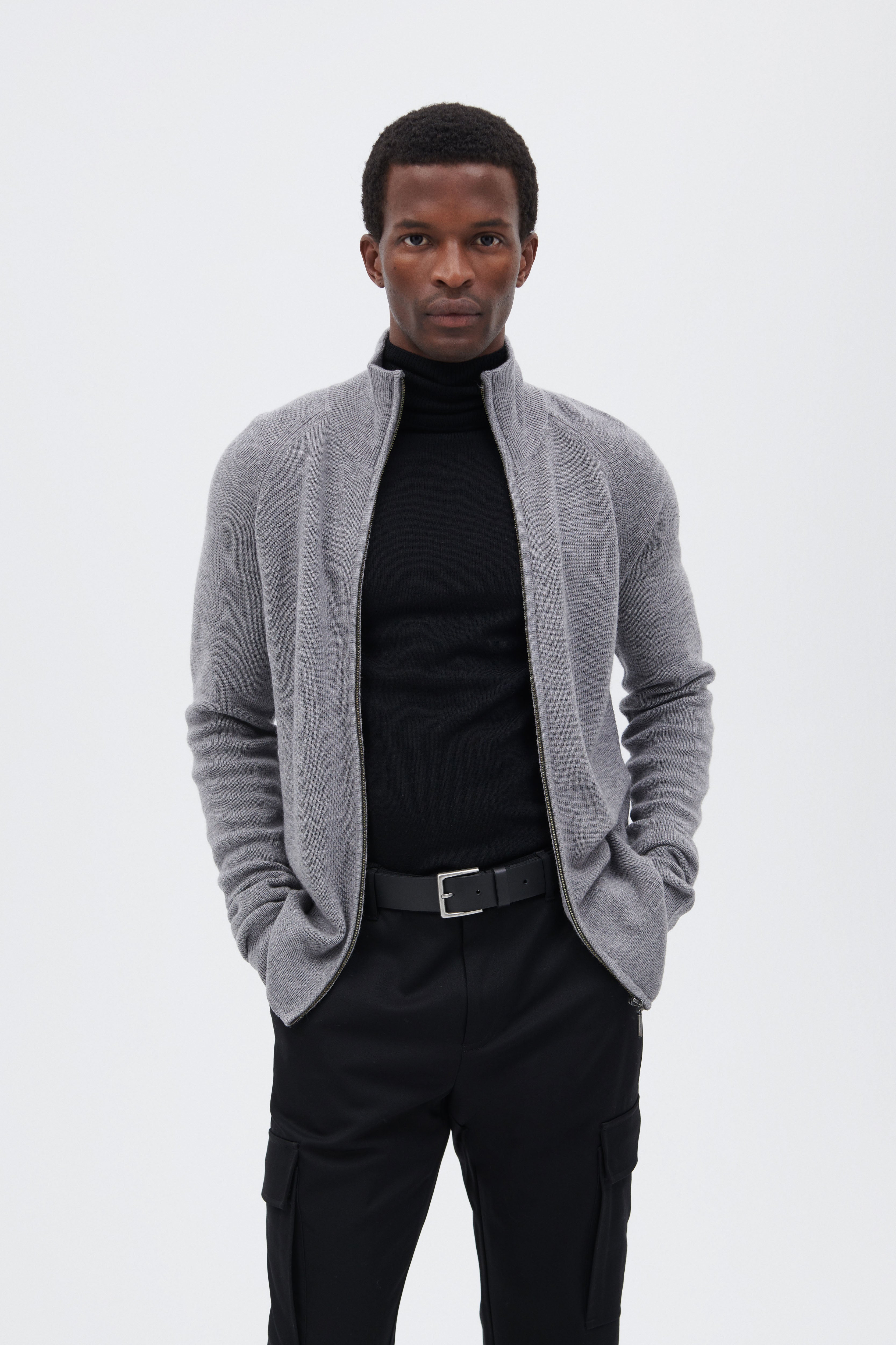 Extra Fine Merino Wool Cardigan