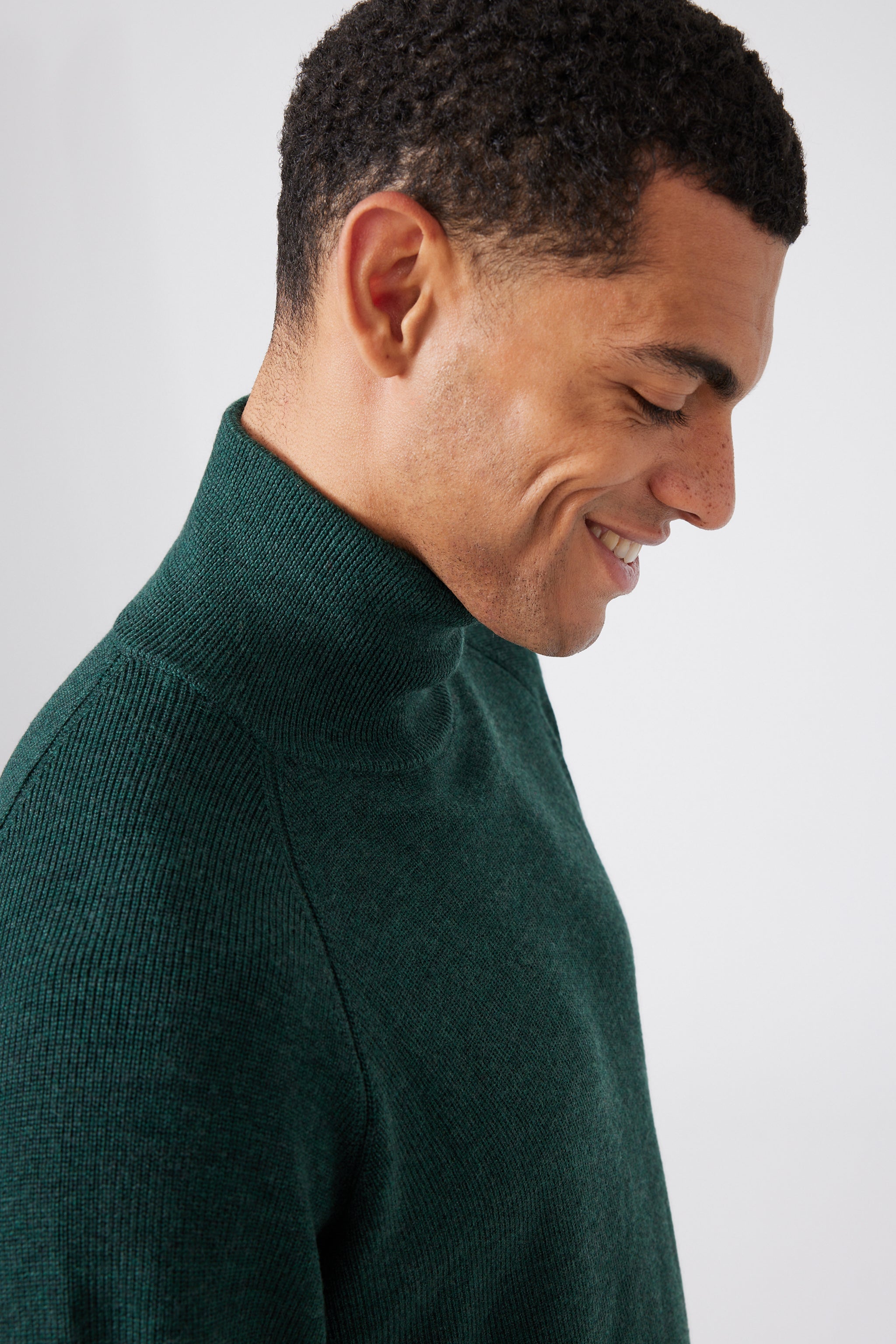 Extra Fine Merino Wool Stehkragen Pullover