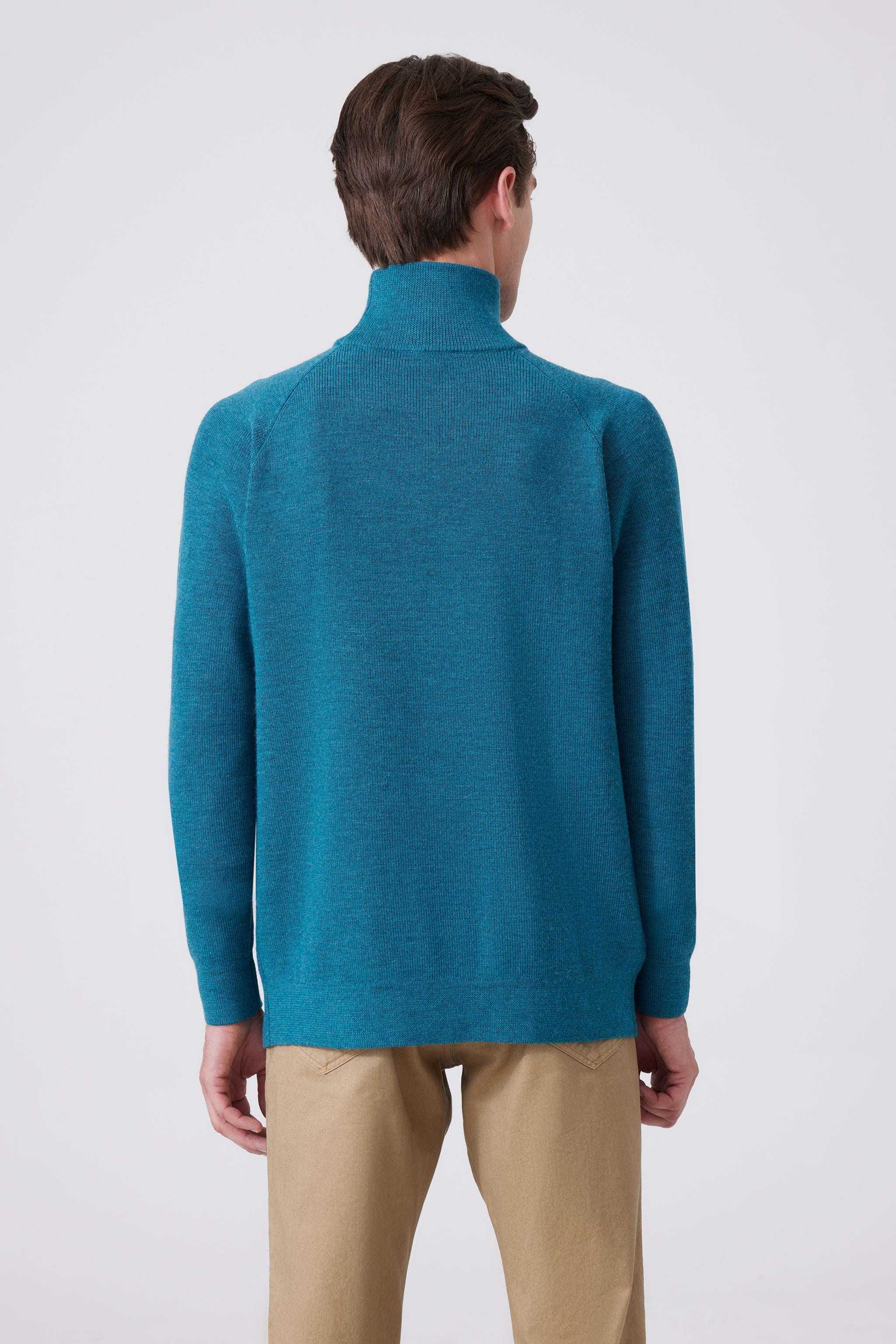 Extra Fine Merino Wool Stehkragen Pullover