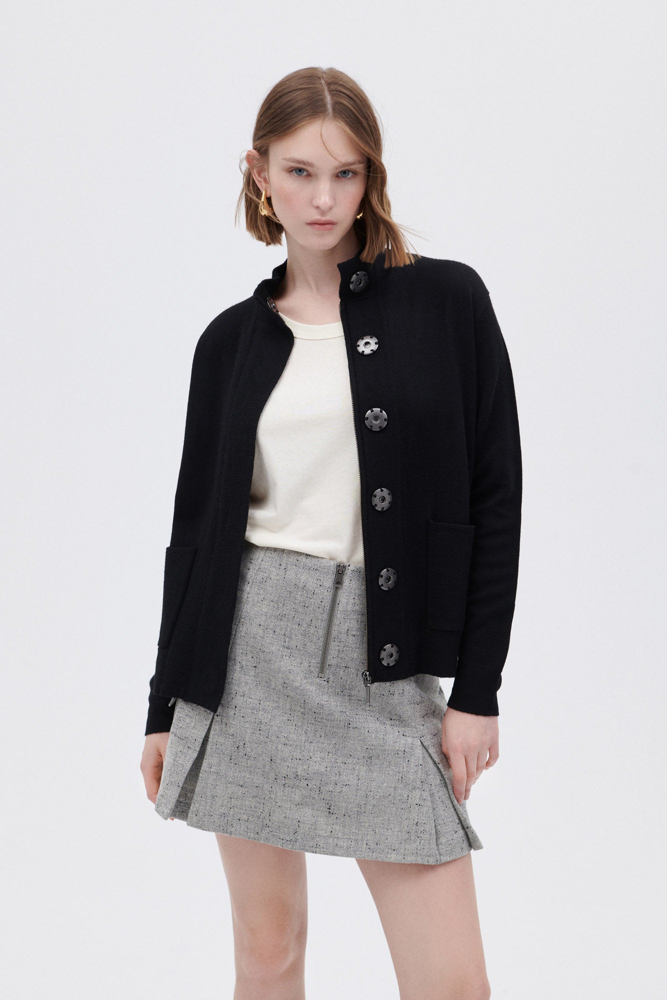 Extra Fine Merino Wool Mix Jacket