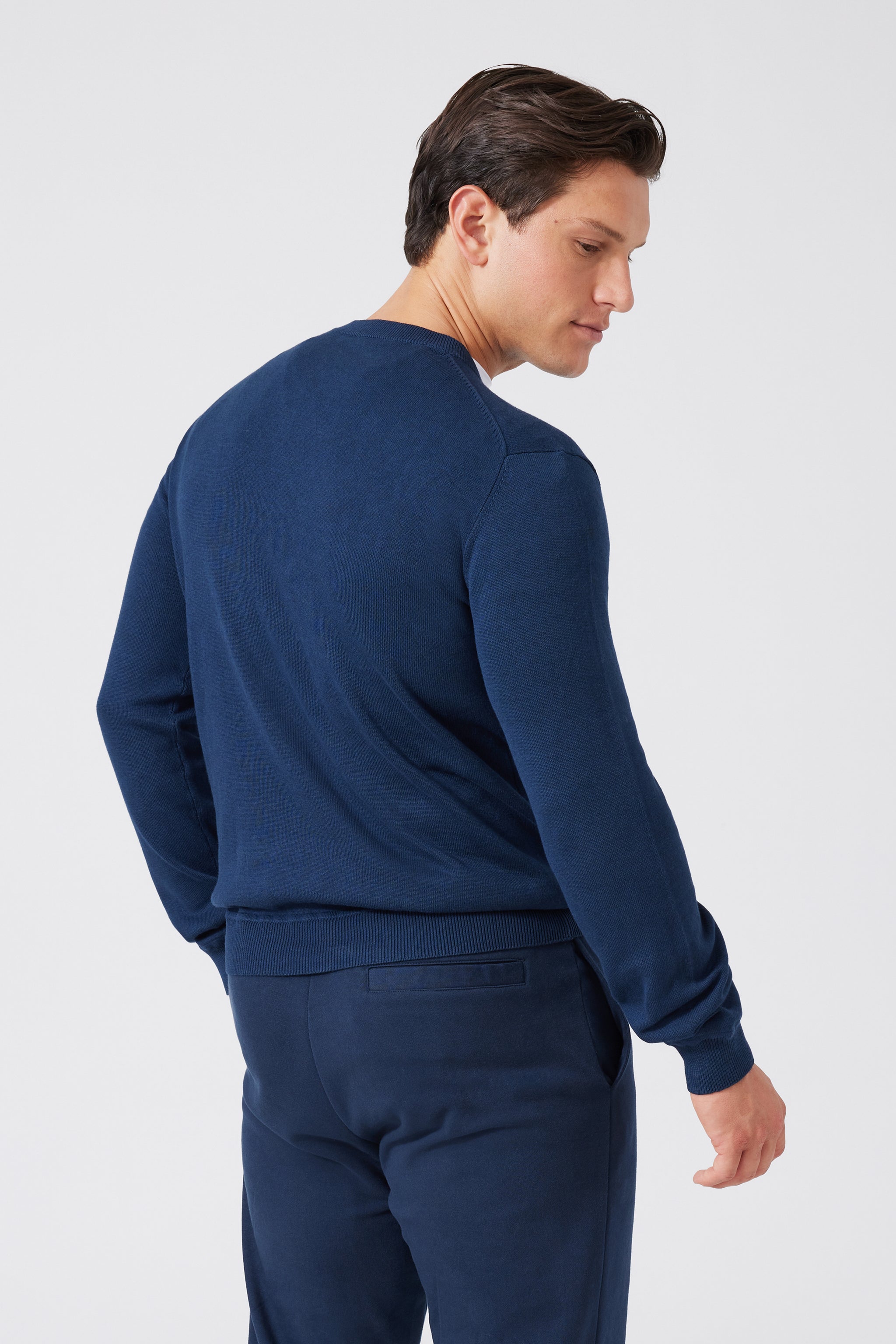 Pima Cotton-Cashmere Sweater