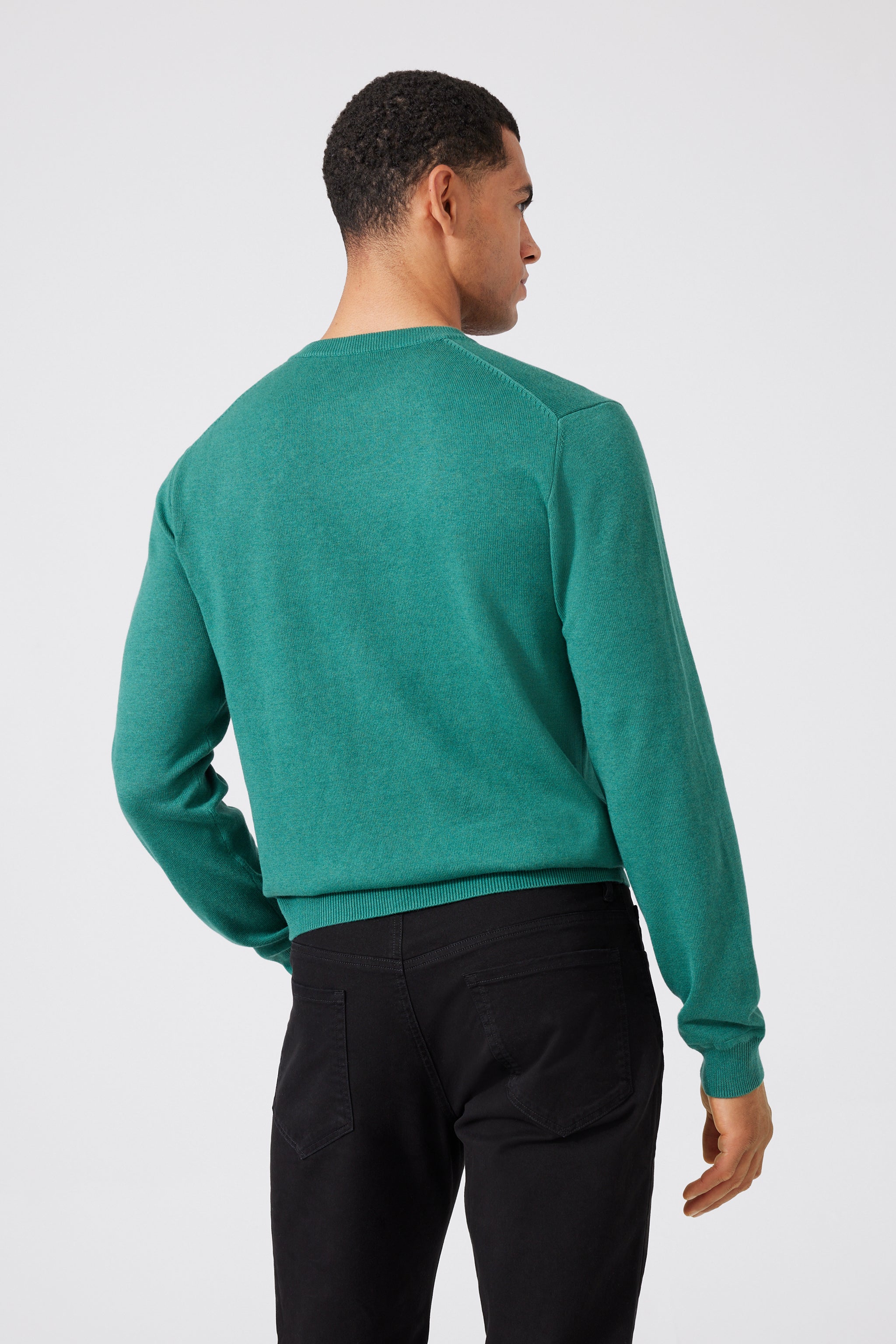 Pima Cotton-Cashmere Sweater