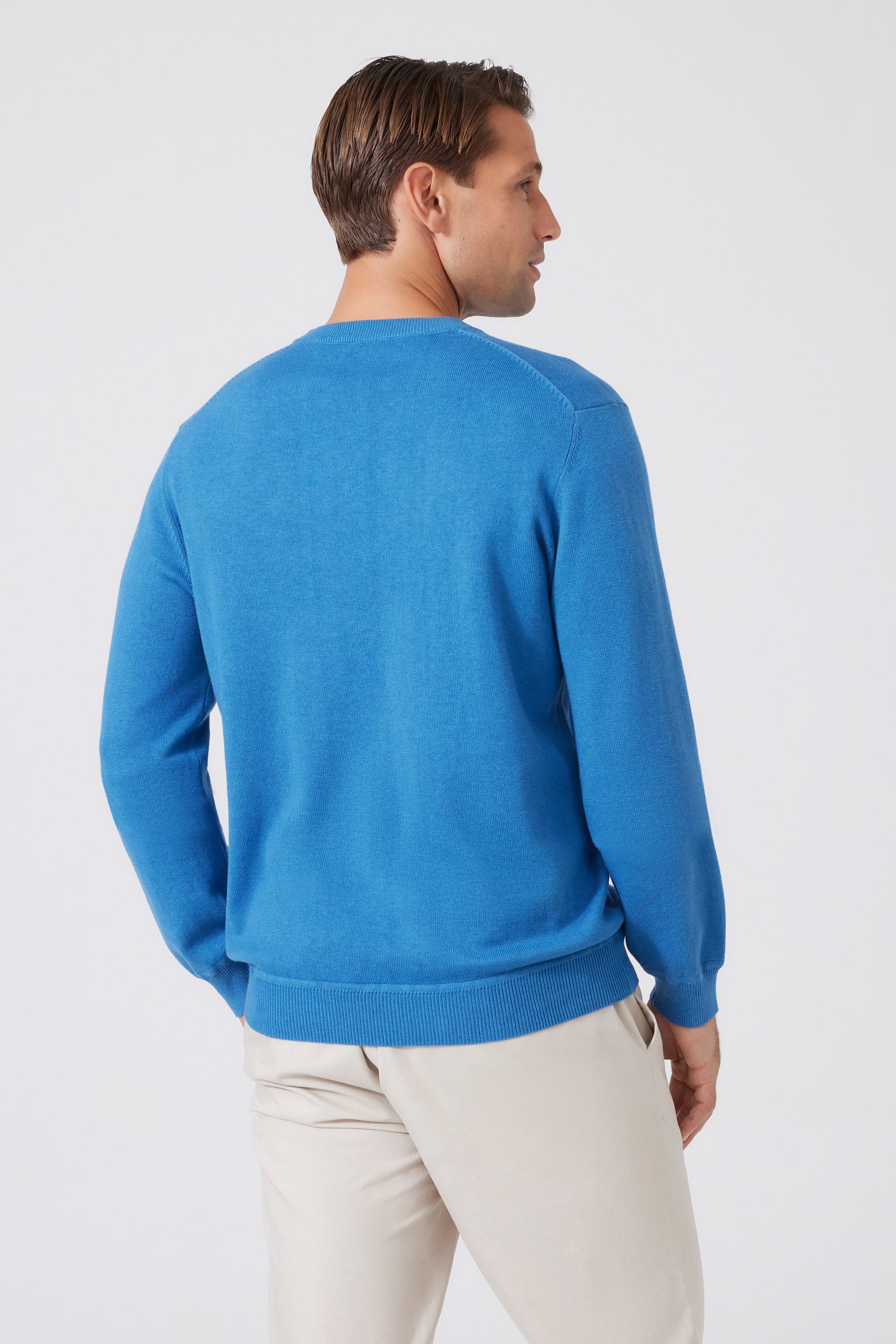 Pima Cotton-Cashmere Sweater