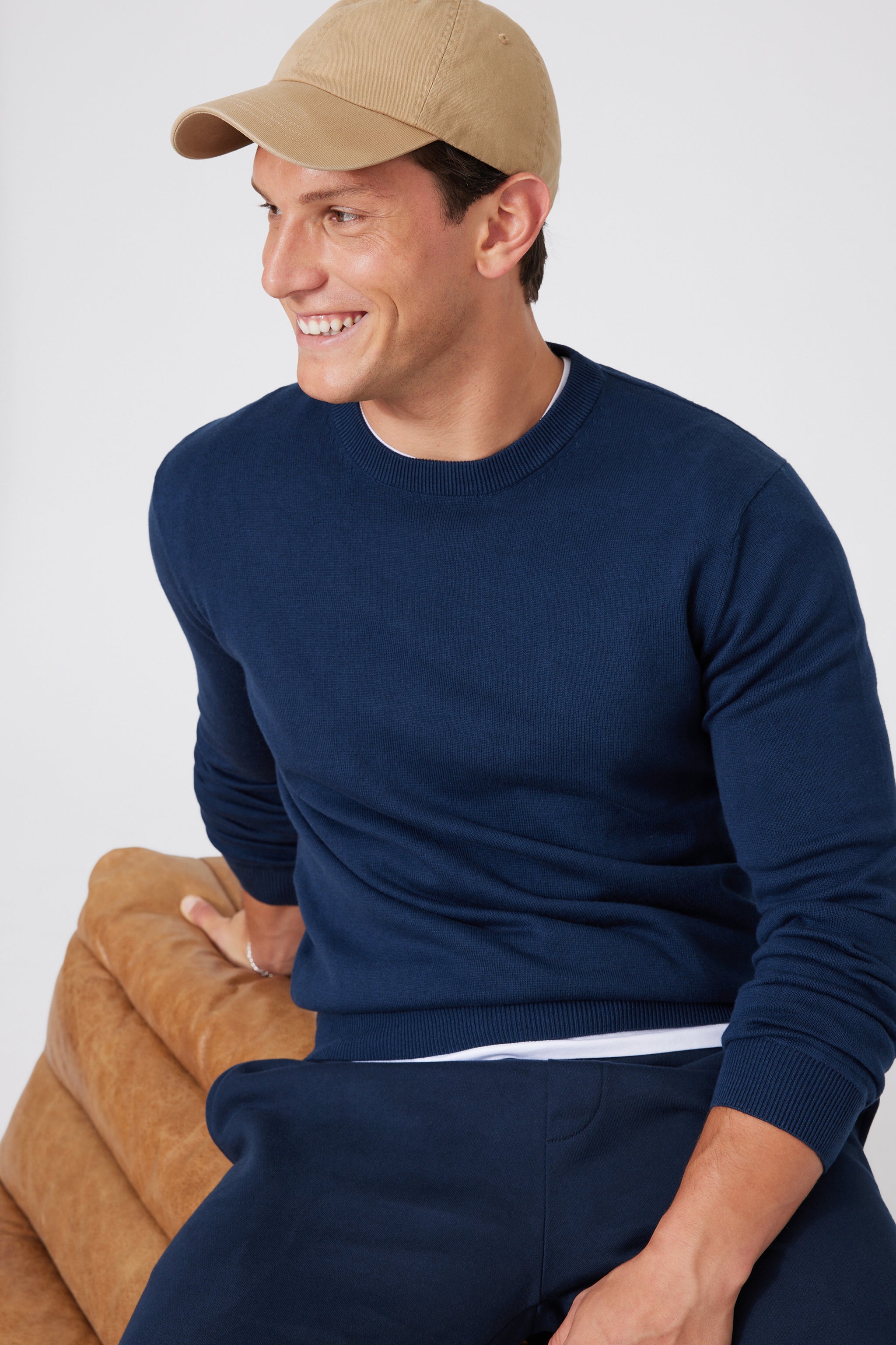 Pima Cotton-Cashmere Sweater