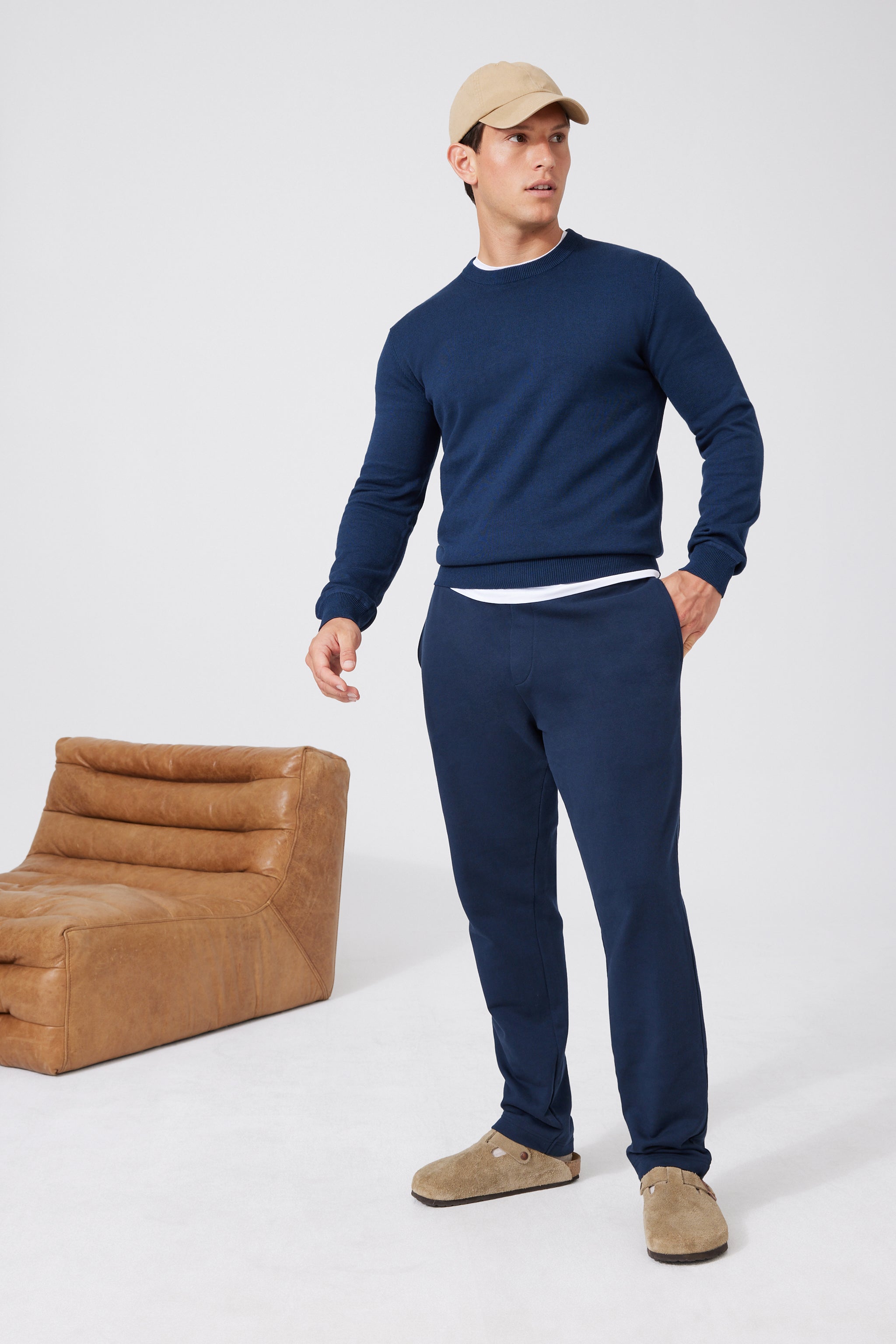 Pima Cotton-Cashmere Sweater