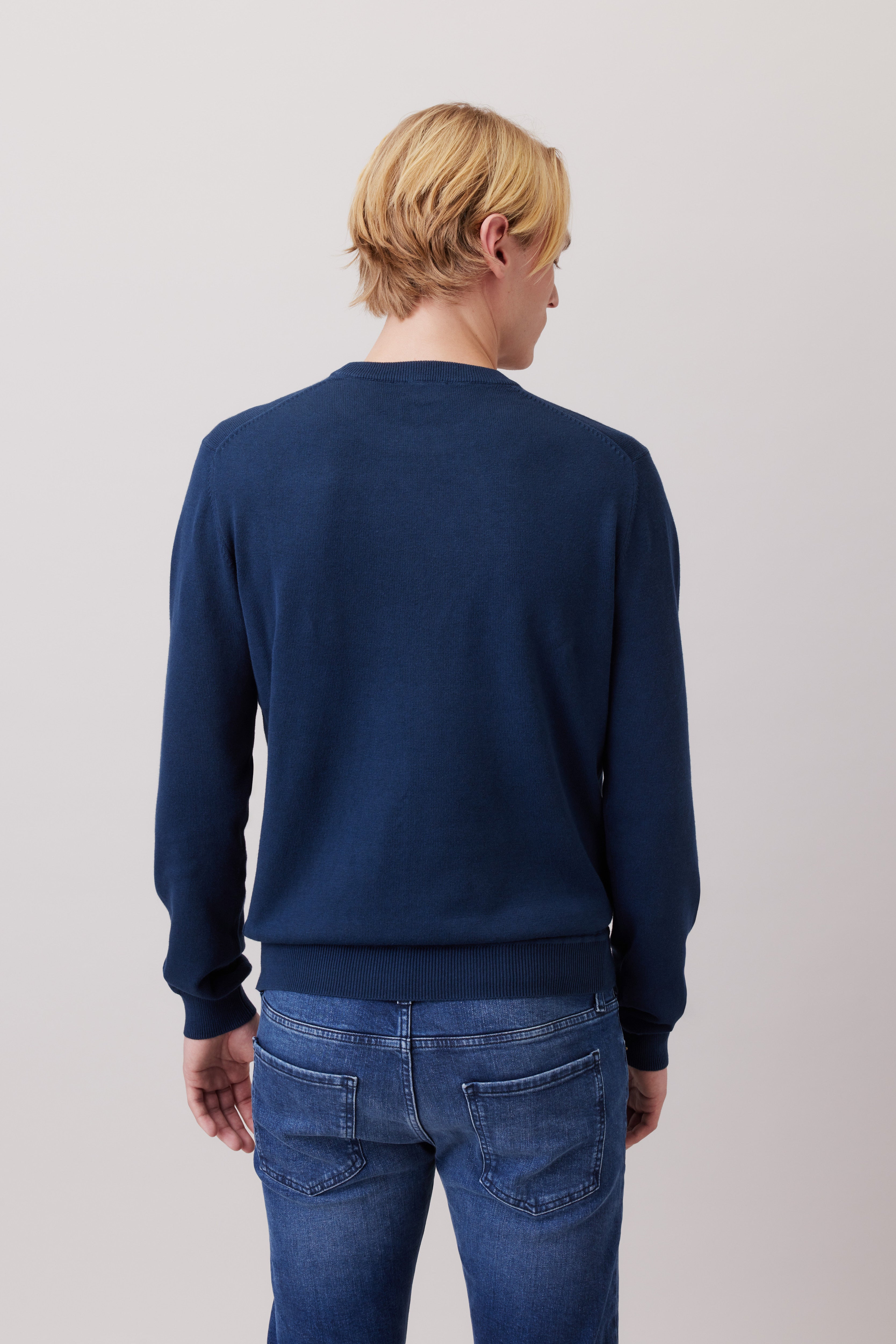 Pima Cotton-Cashmere Sweater