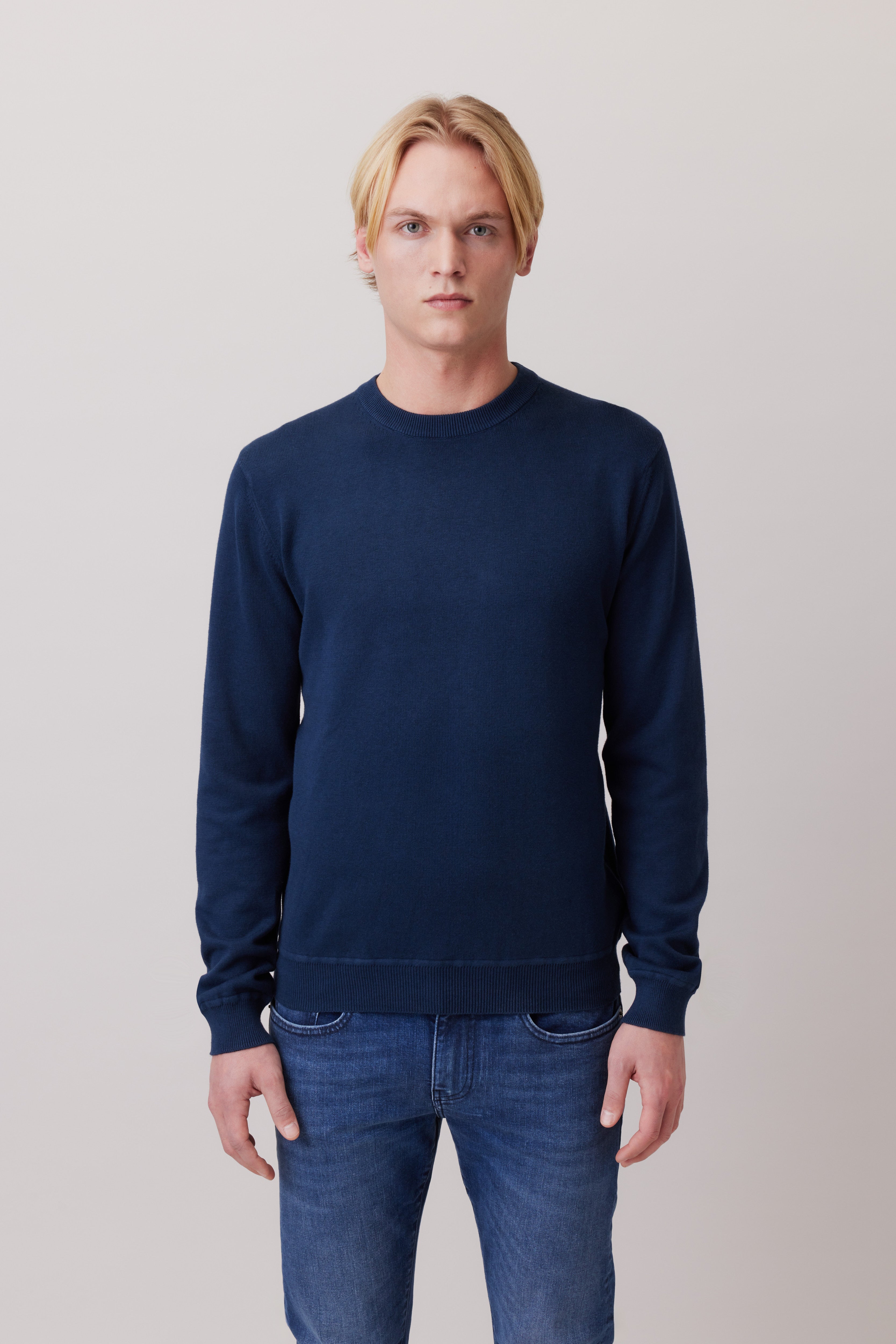 Pima Cotton-Cashmere Sweater