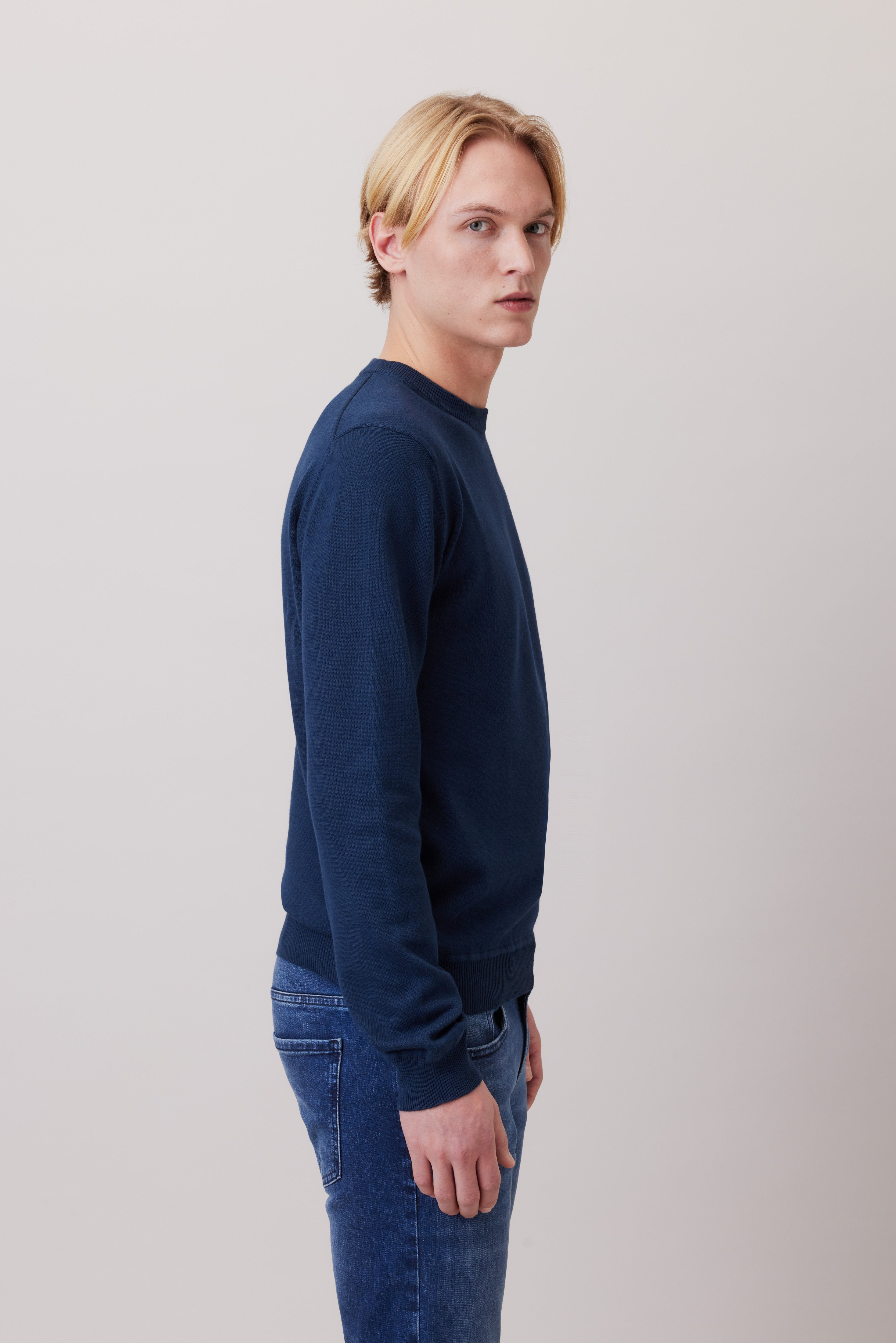 Pima Cotton-Cashmere Sweater