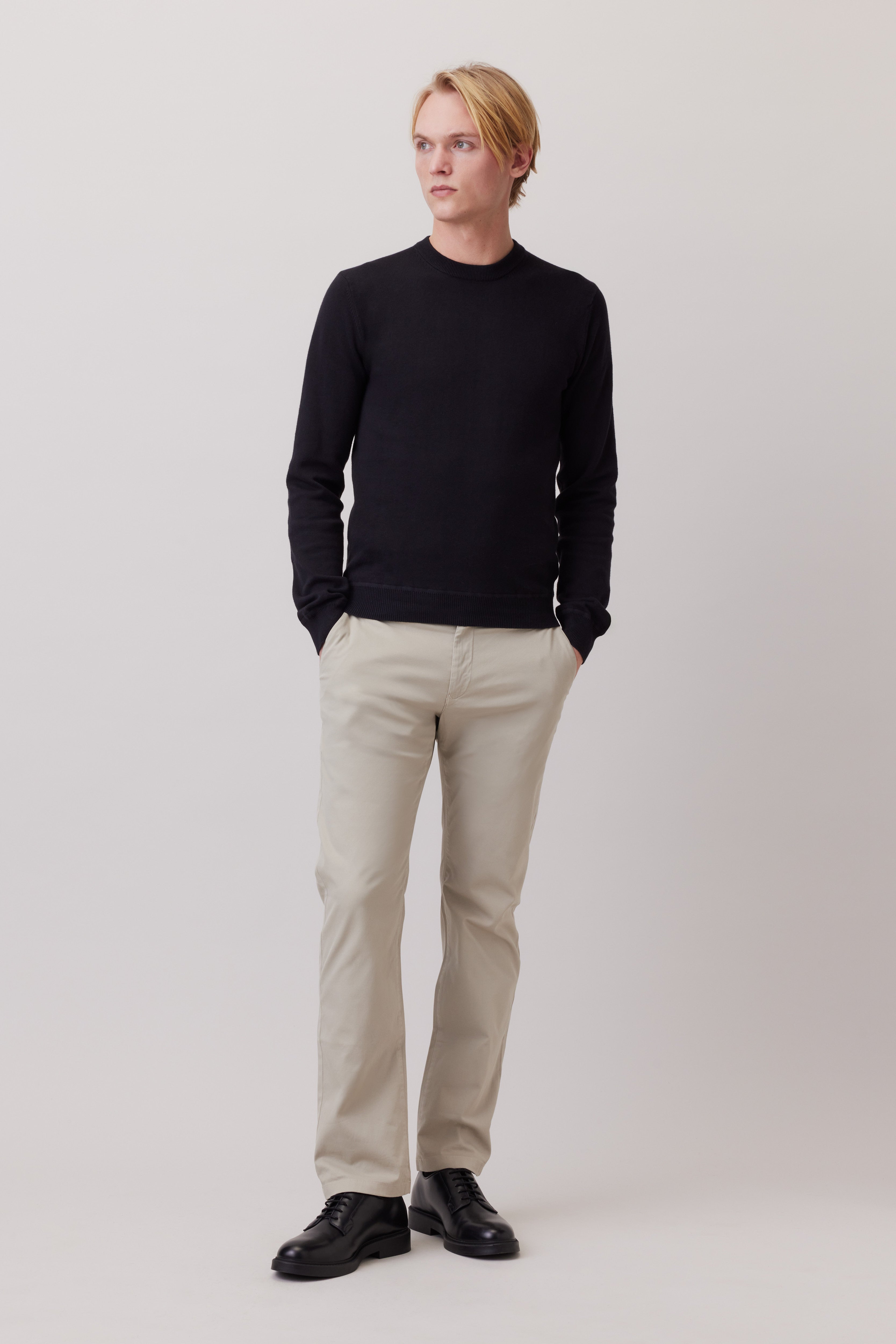 Pima Cotton-Cashmere Sweater