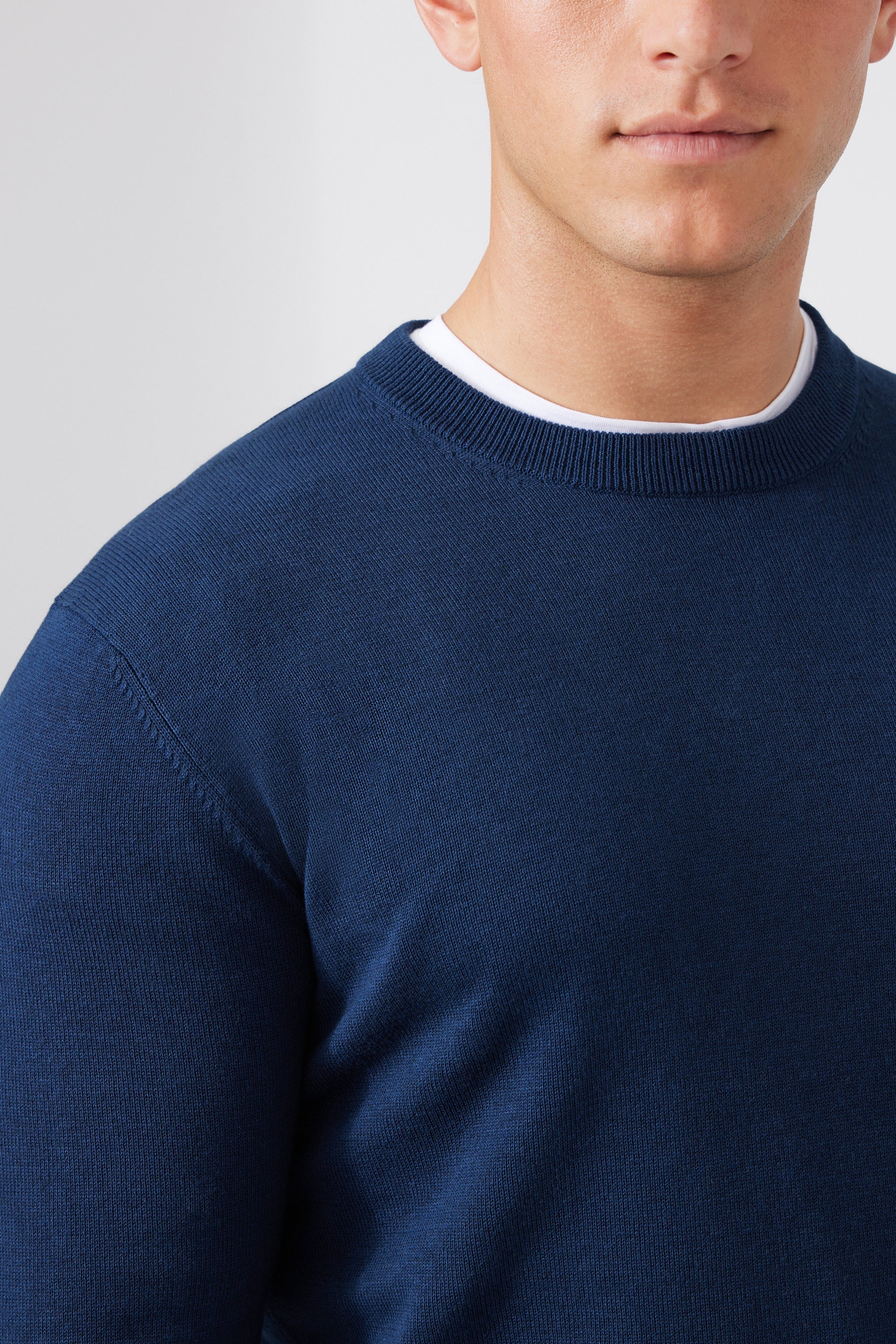 Pima Cotton-Cashmere Sweater