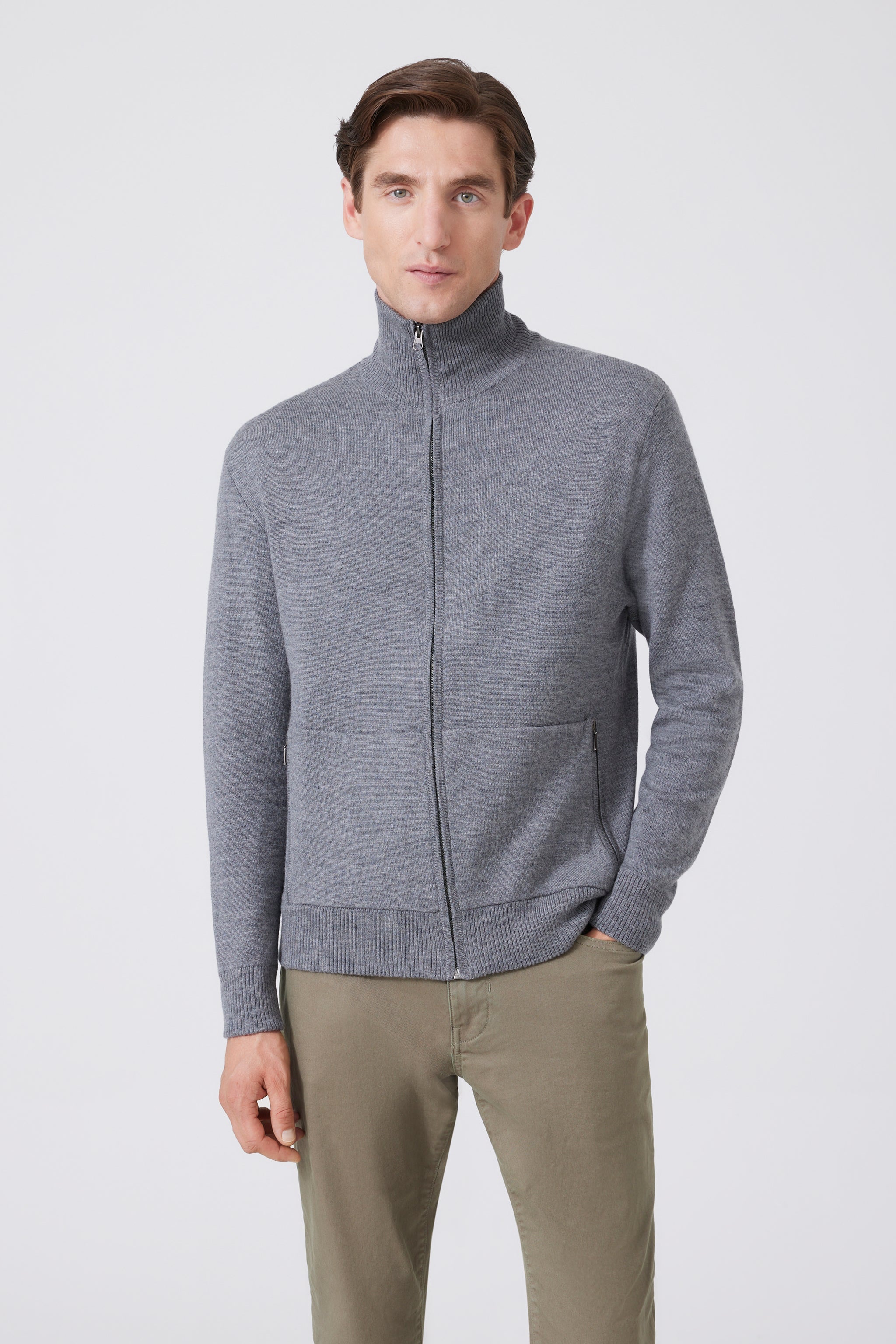 Merino Cotton Doubleface Cardigan