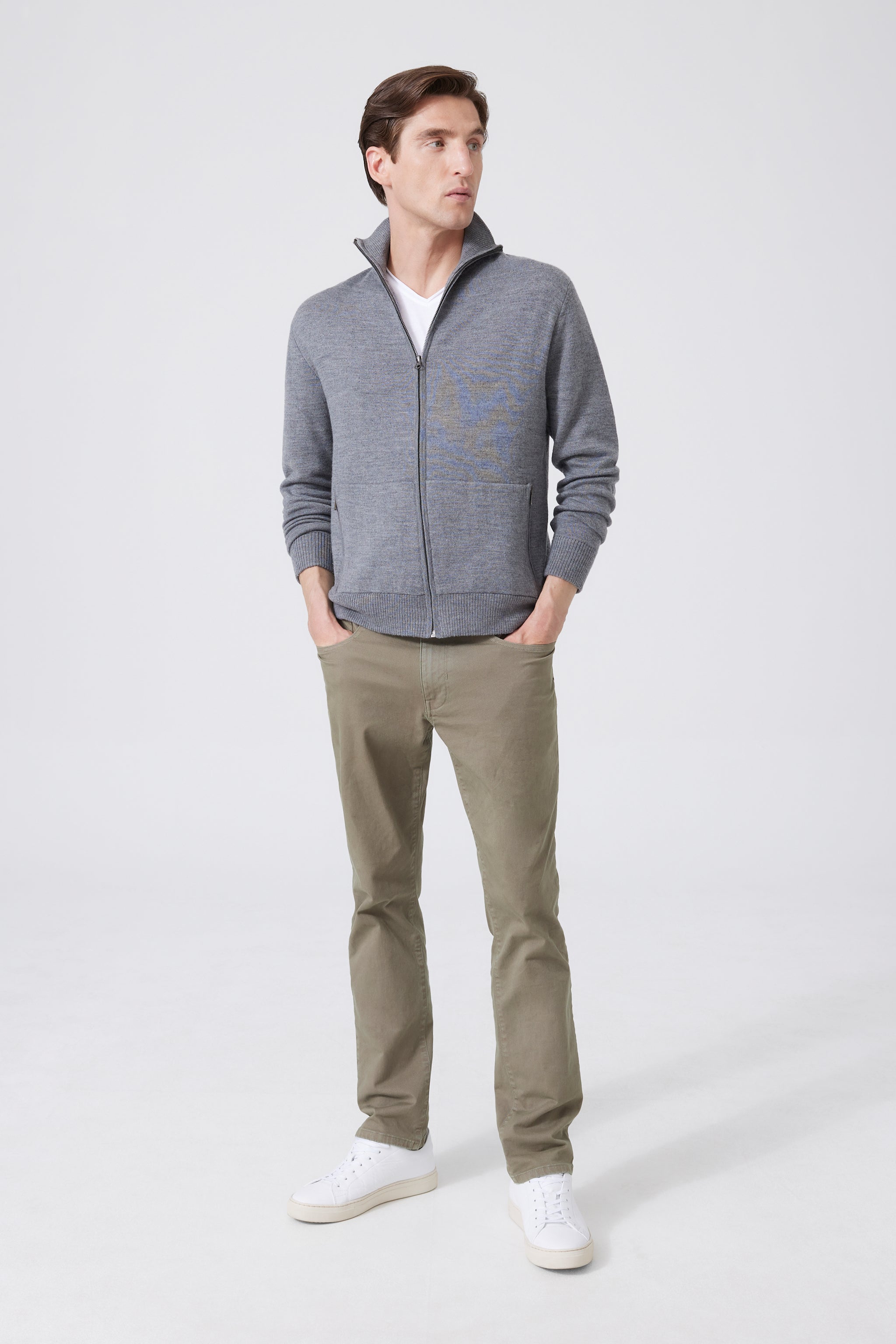 Merino Cotton Doubleface Cardigan