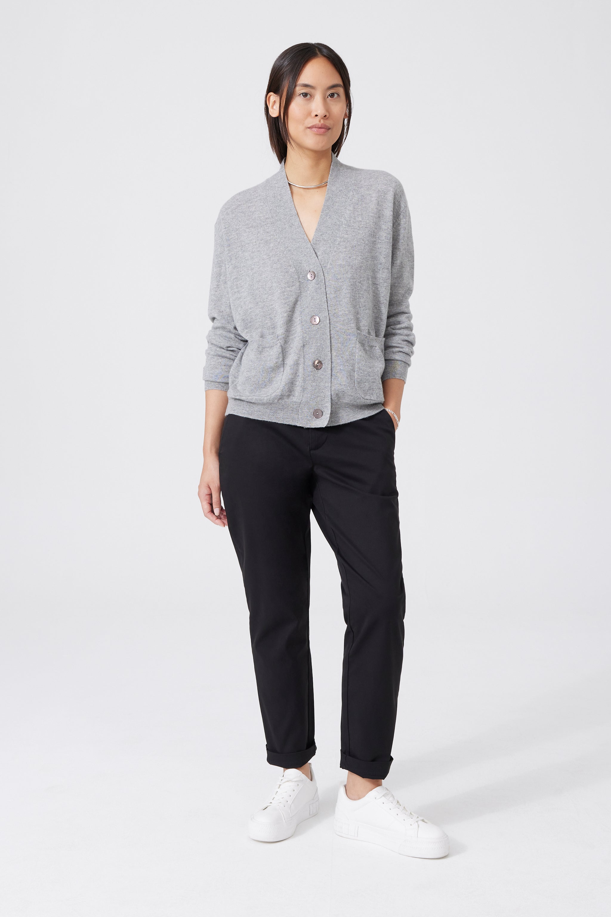 Cashmere V-neck Cardigan 