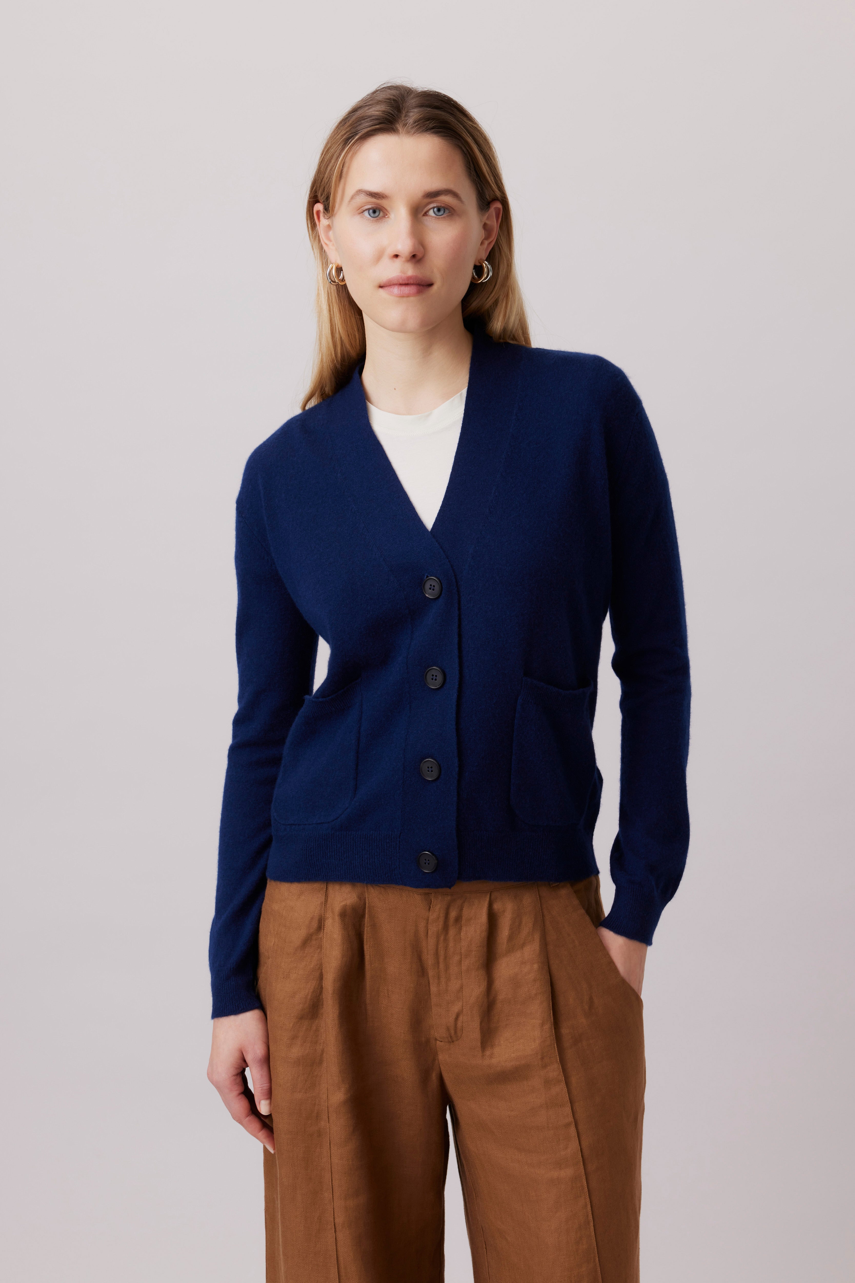 Cashmere V-neck Cardigan 