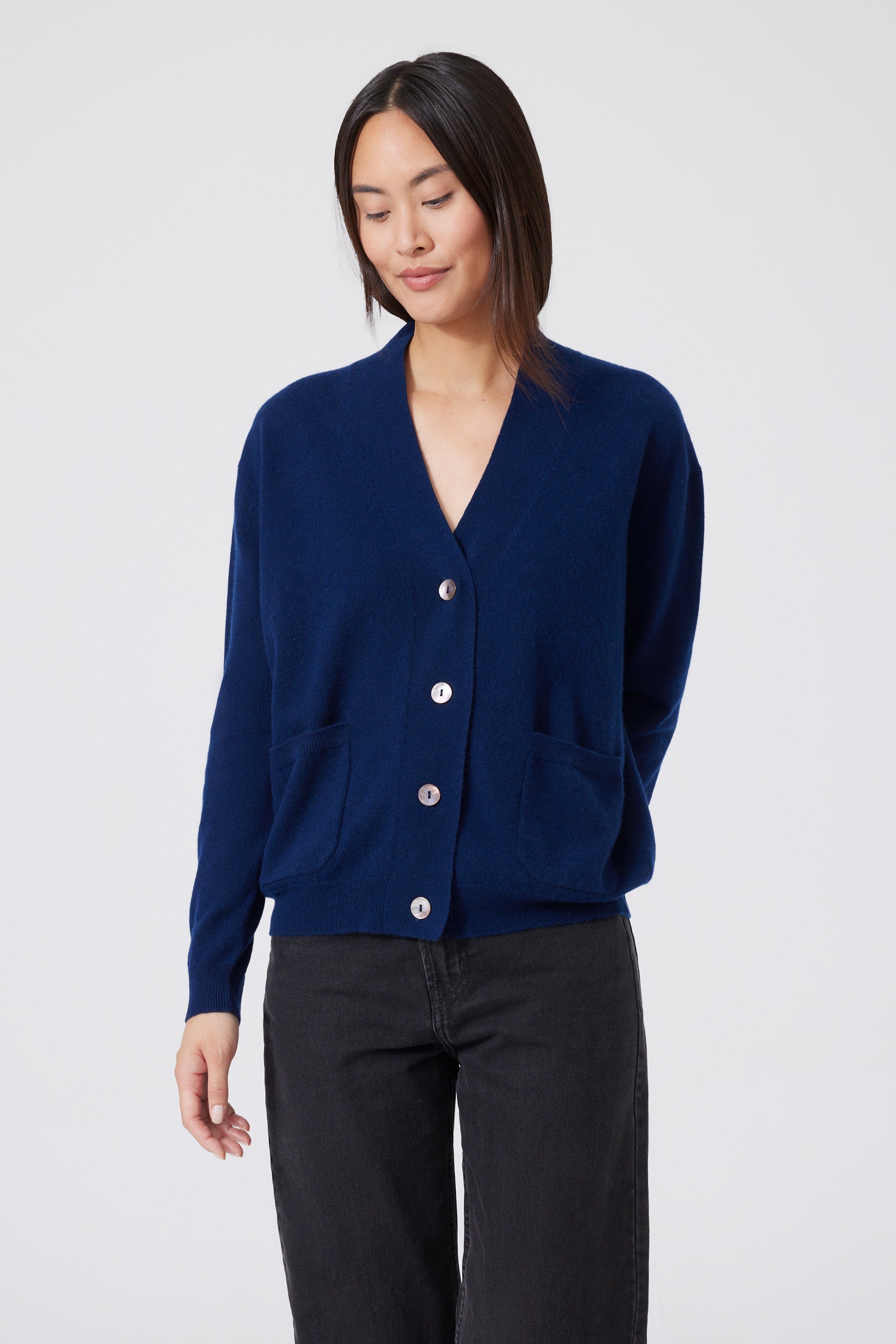 Cashmere V-neck Cardigan 