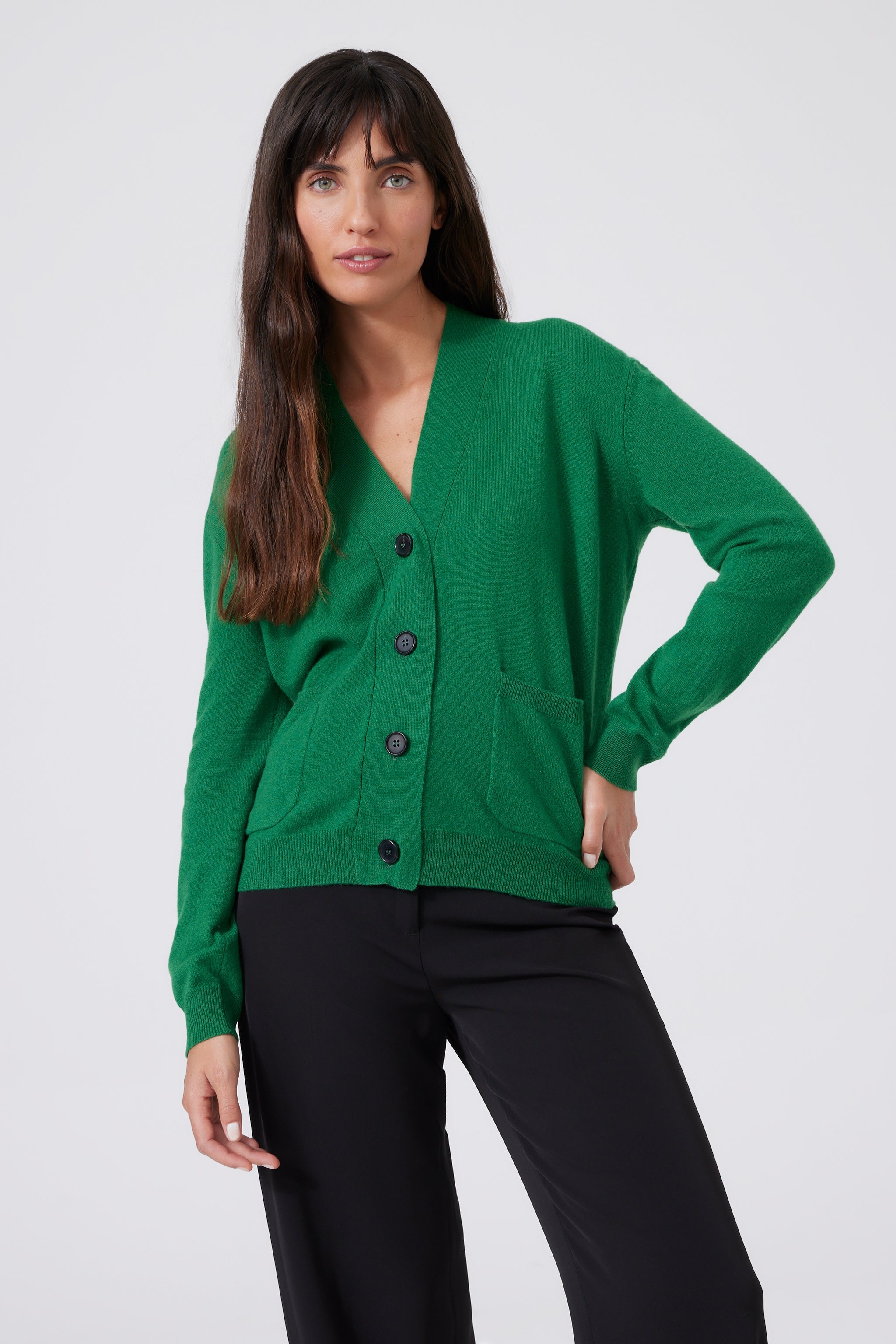 Cashmere V-neck Cardigan