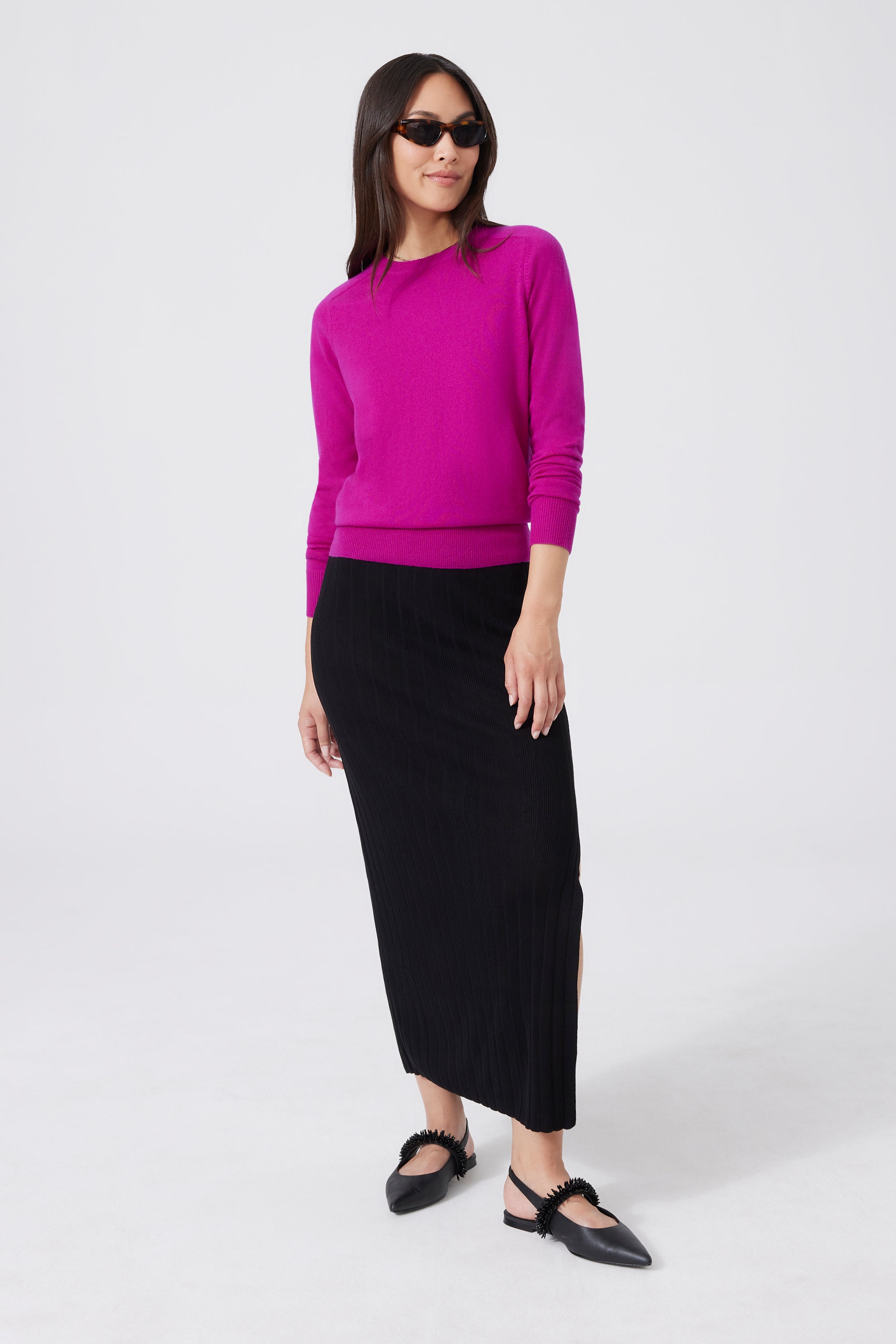 Cashmere Round Neck Sweater