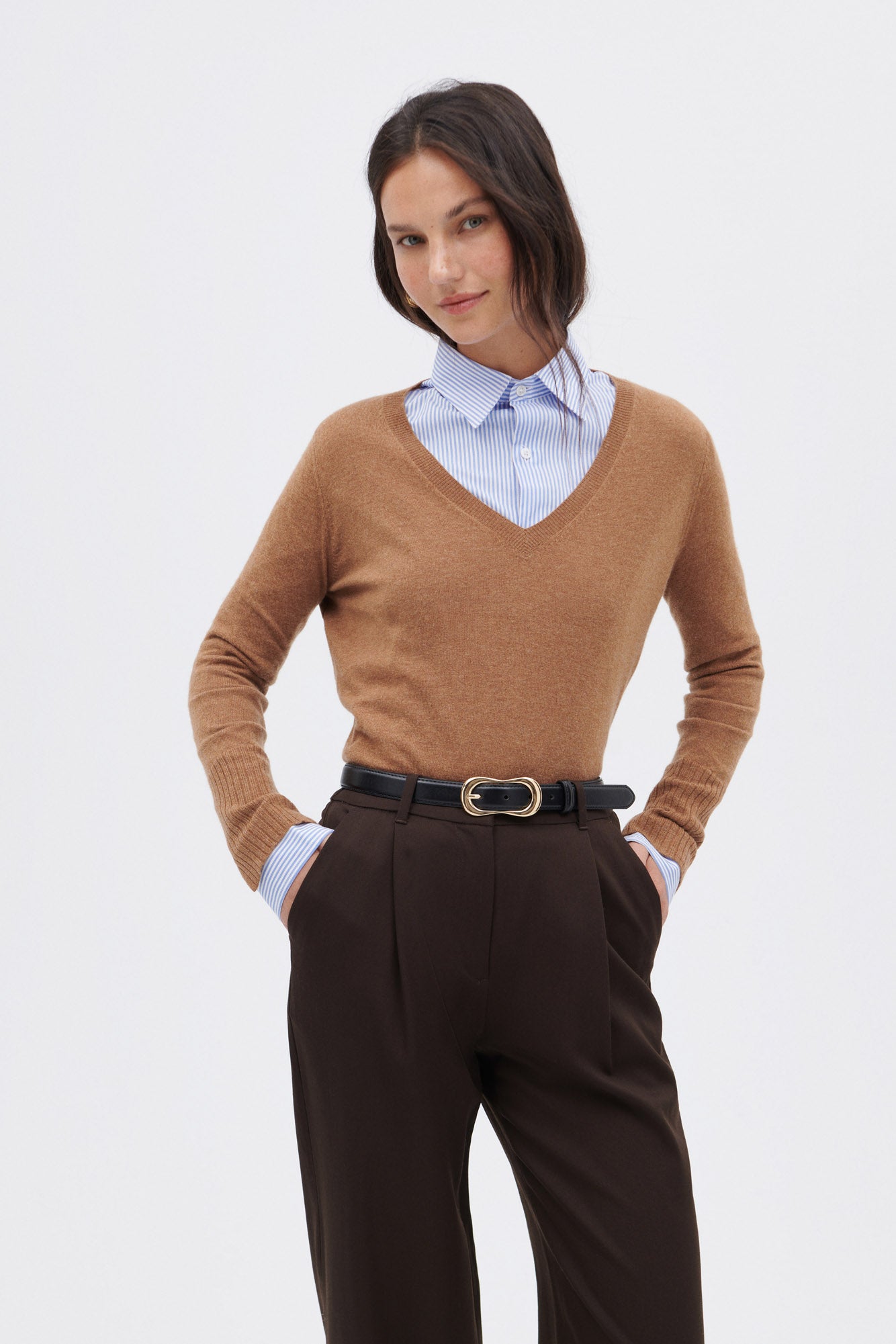 Cashmere V-neck Sweater