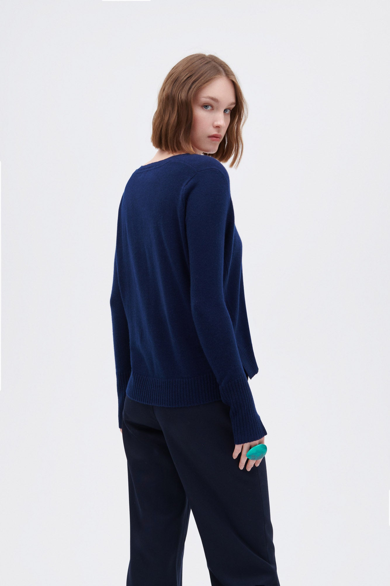 Cashmere V-neck Sweater