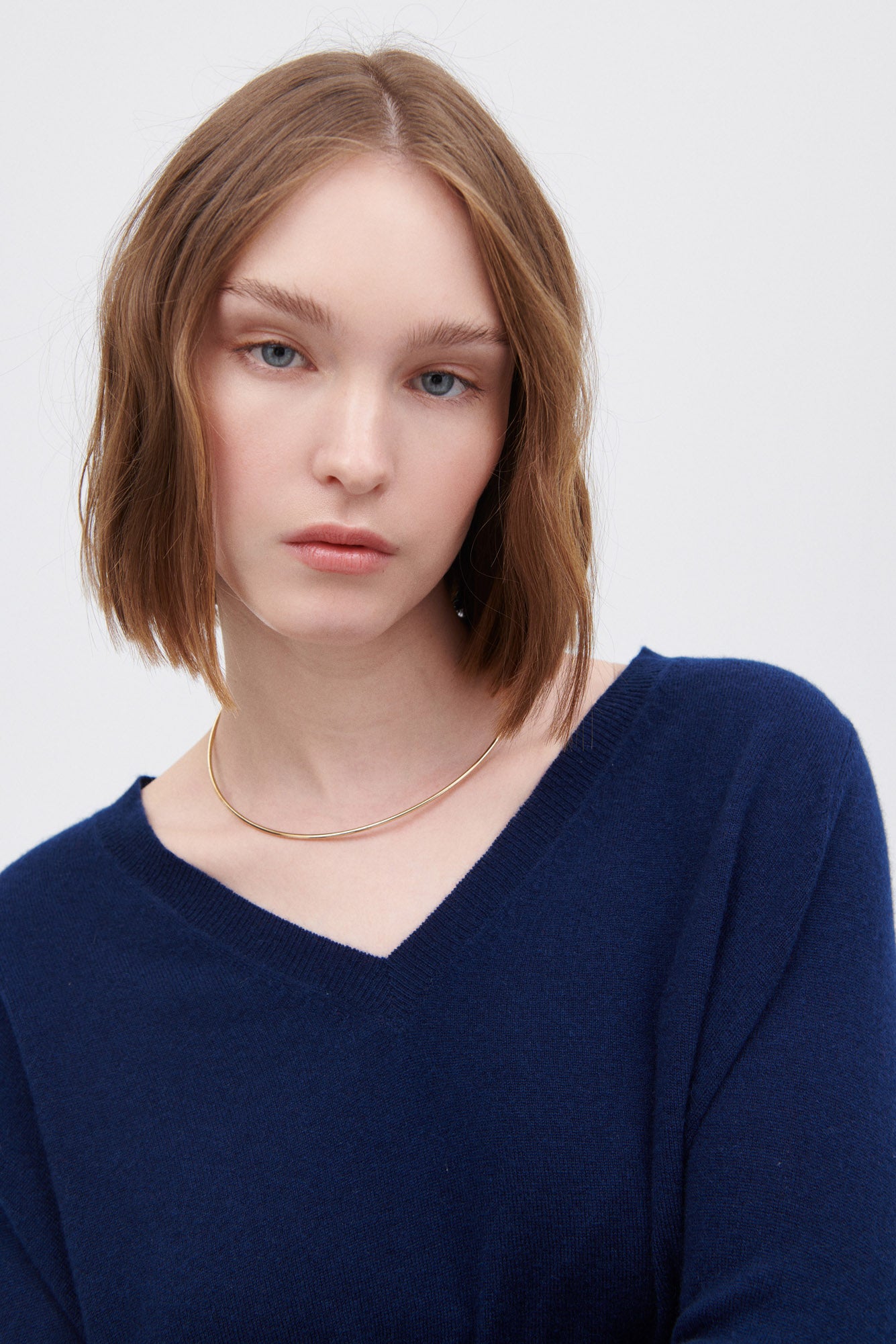 Cashmere V-neck Sweater