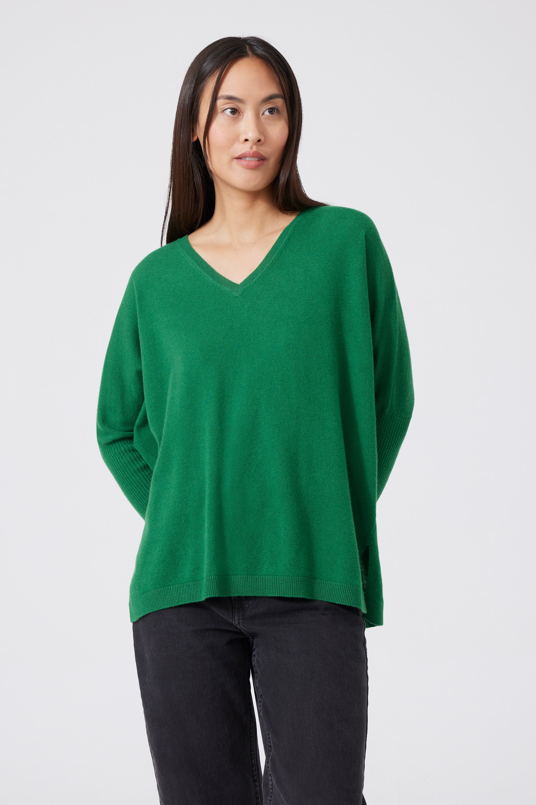 Cashmere V-neck Sweater