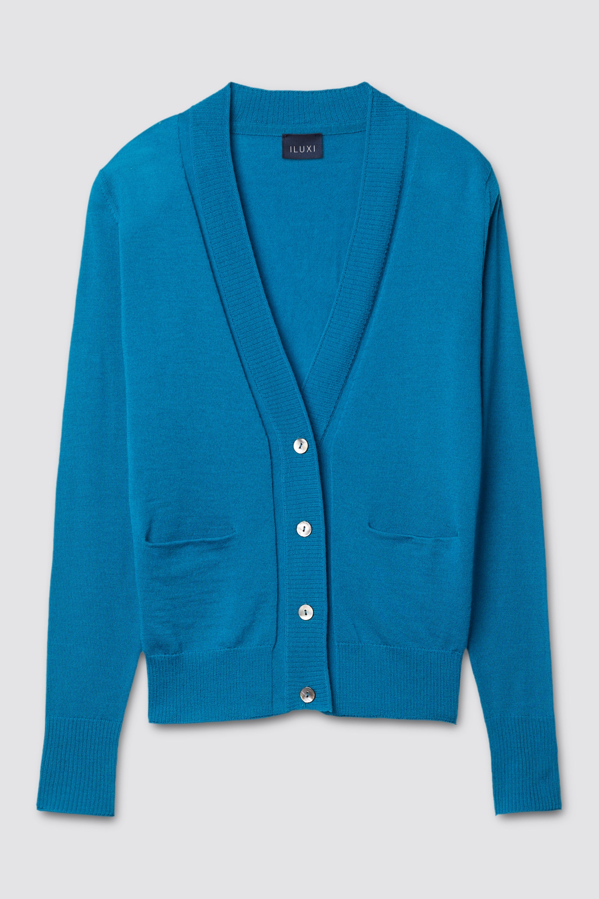 Extra Fine Merino Wool Cardigan