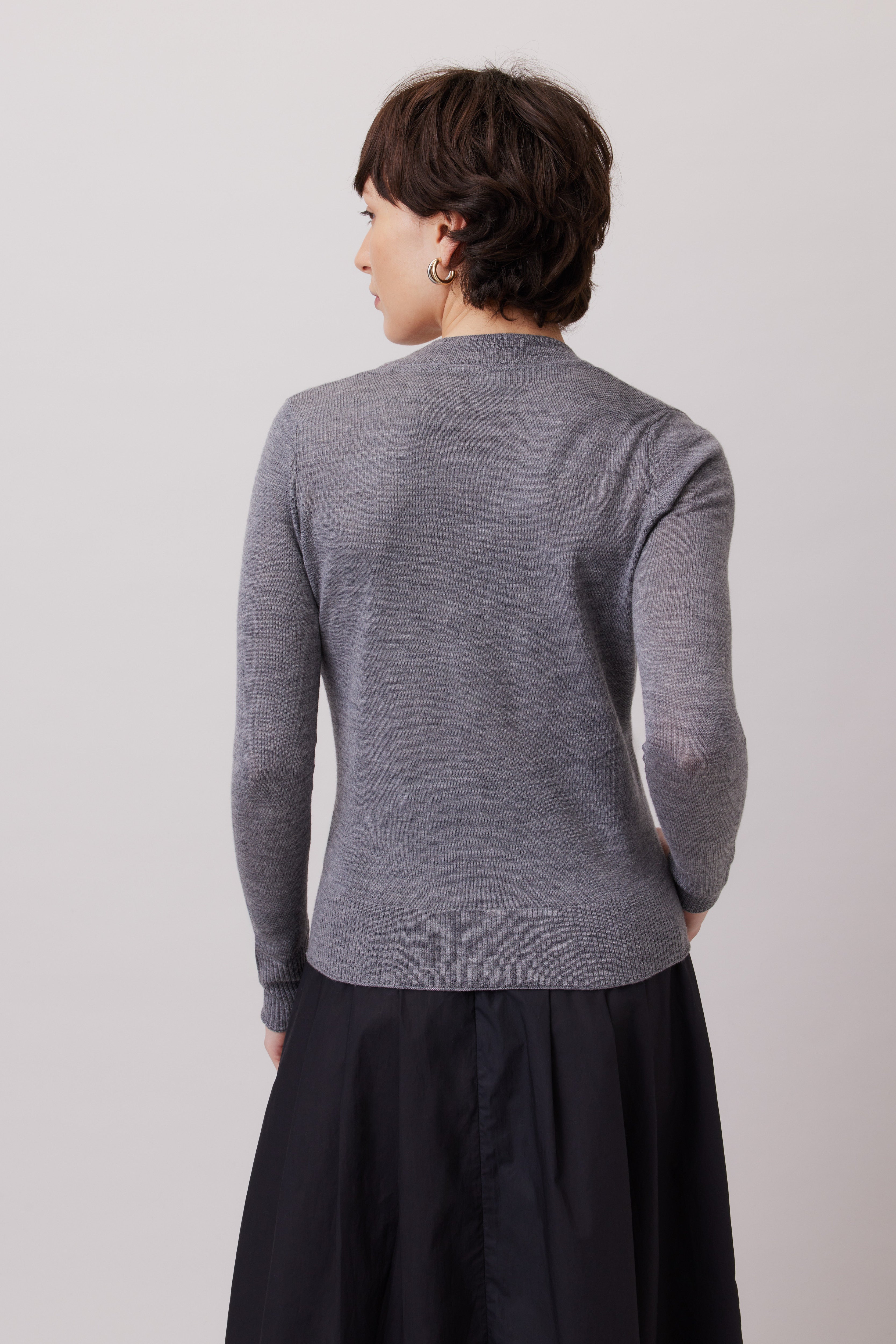 Extra Fine Merino Wool Cardigan