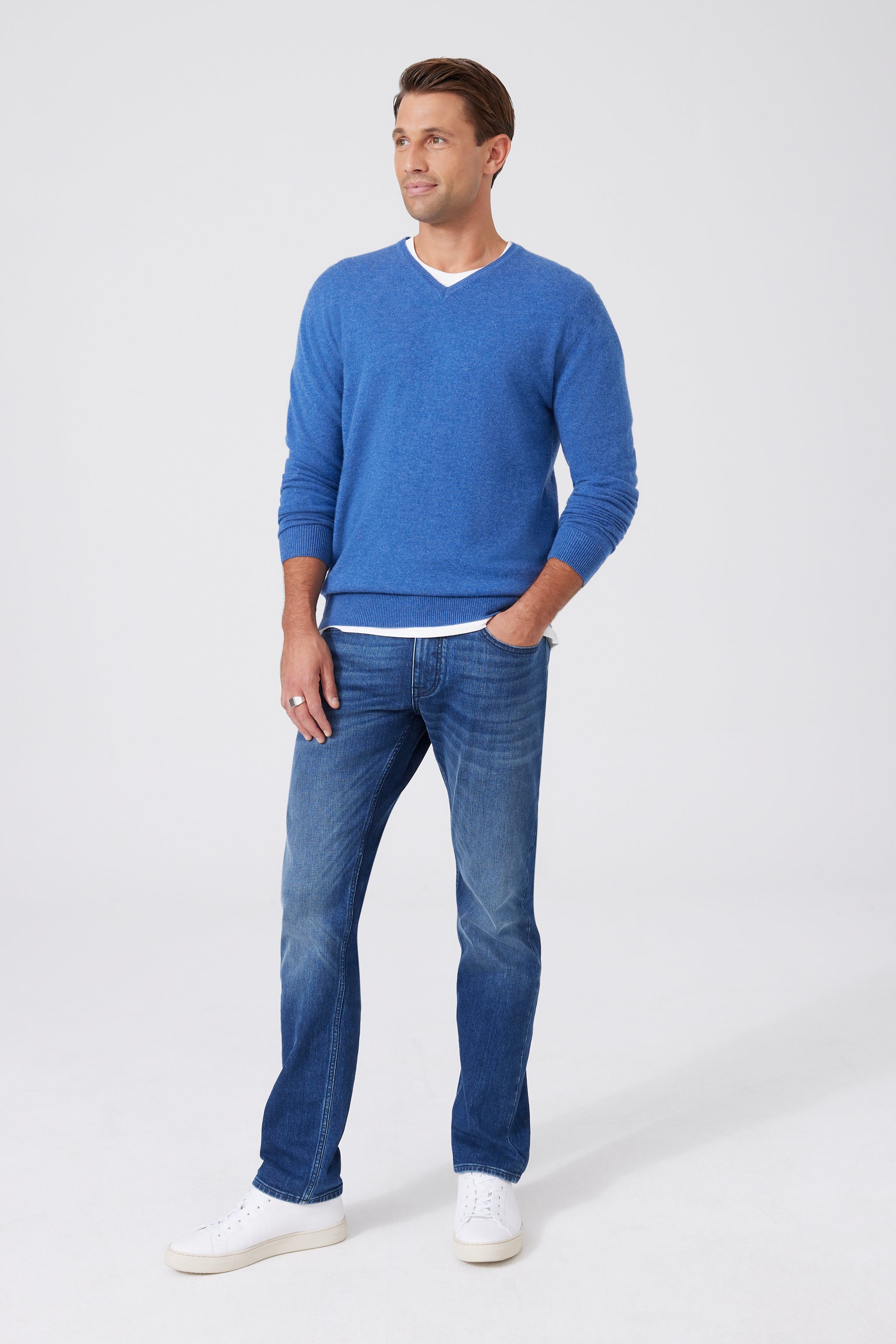 Cashmere V-Neck Sweater