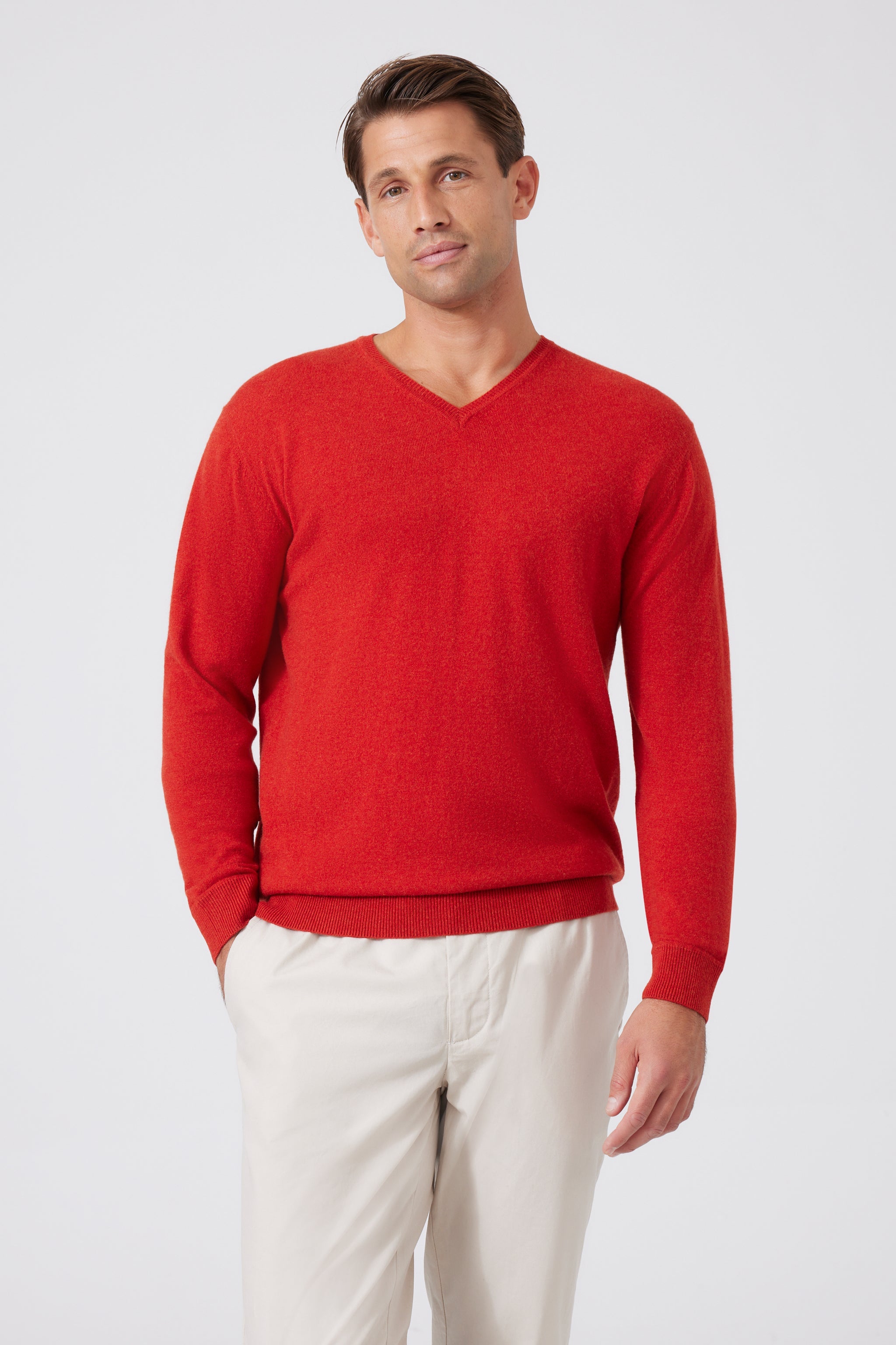 Cashmere V-Neck Pullover