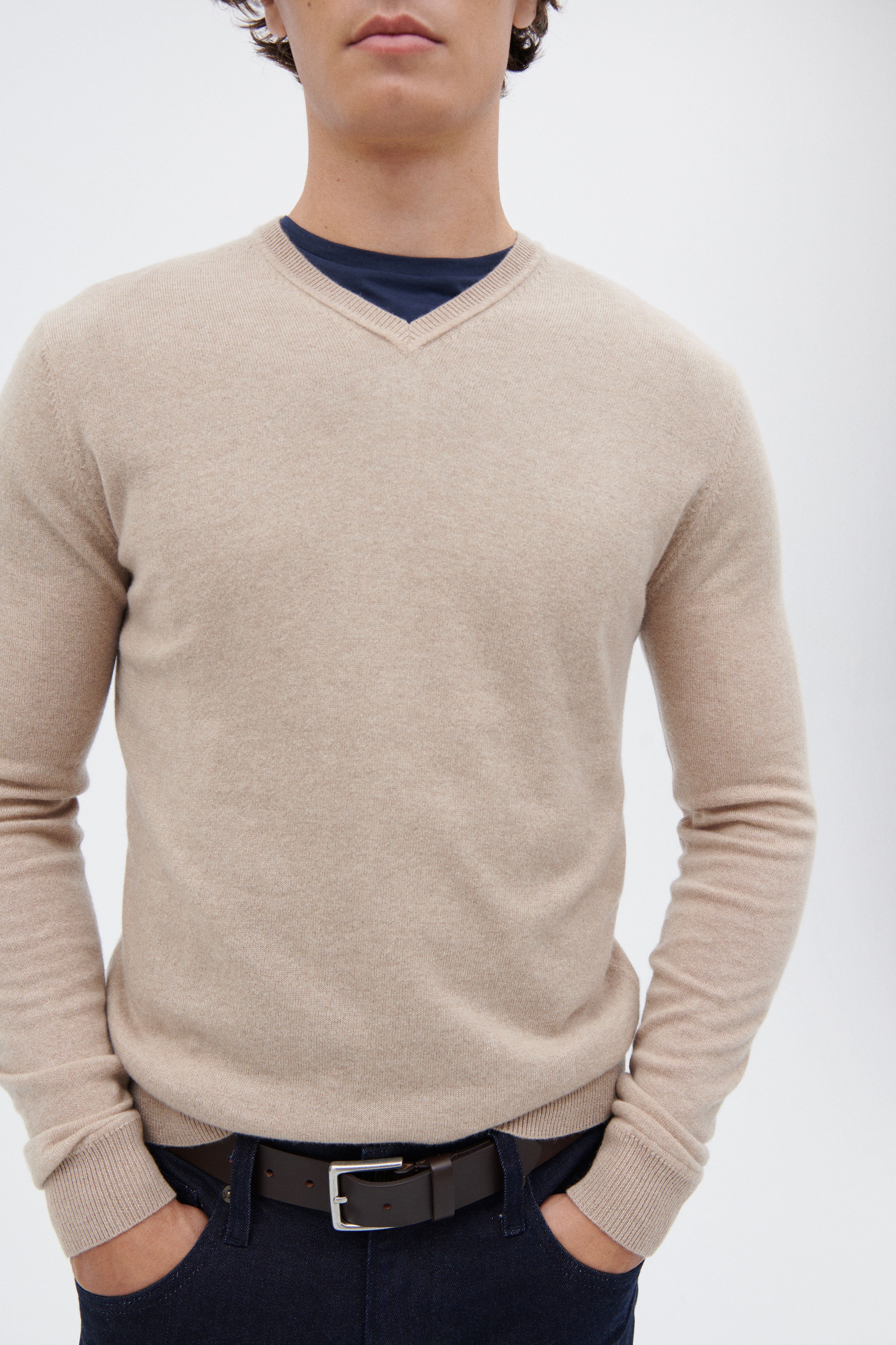 Cashmere V-Neck Sweater