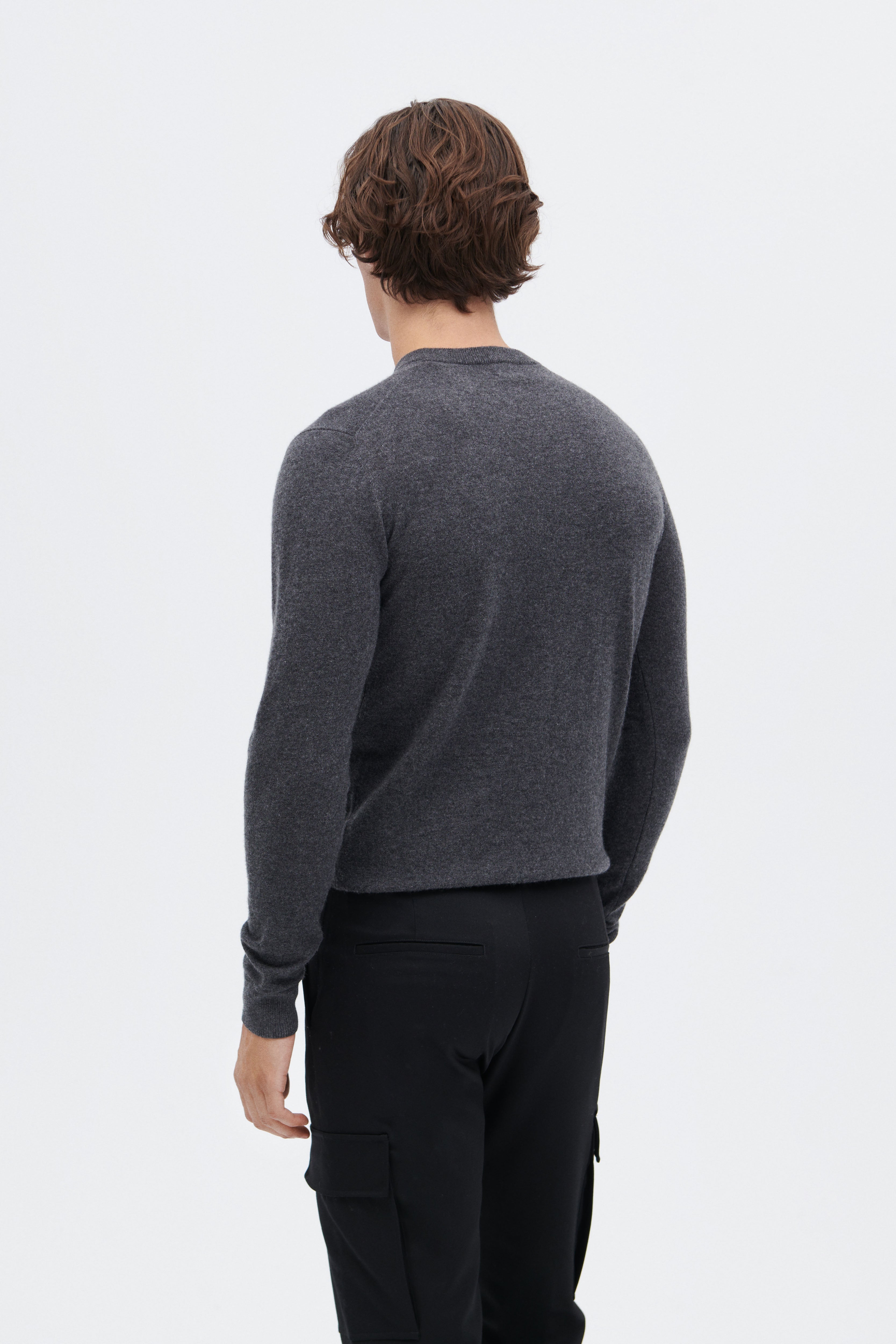 Cashmere Rundhalsausschnitt-Pullover