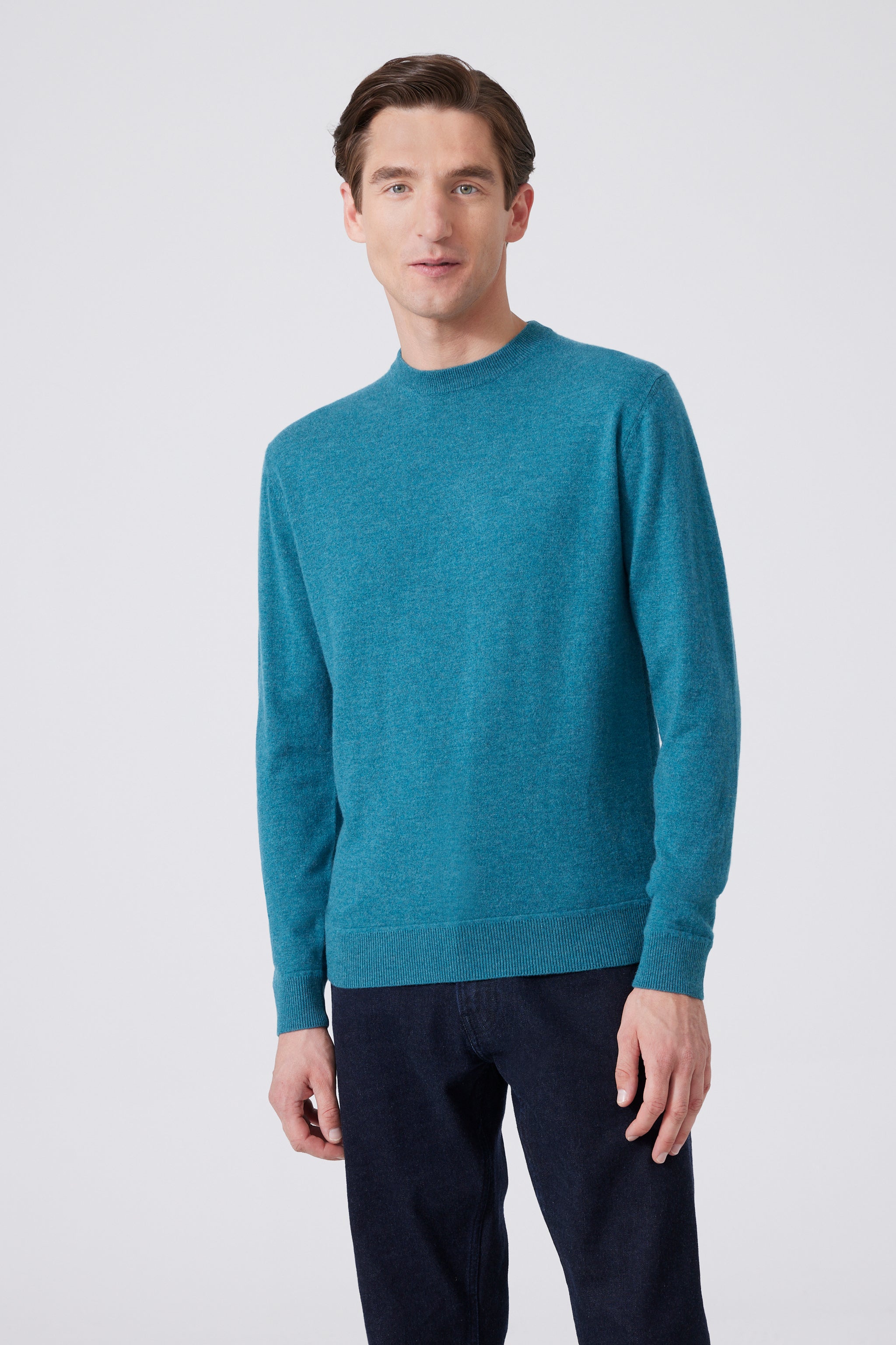 Cashmere Rundhalsausschnitt-Pullover