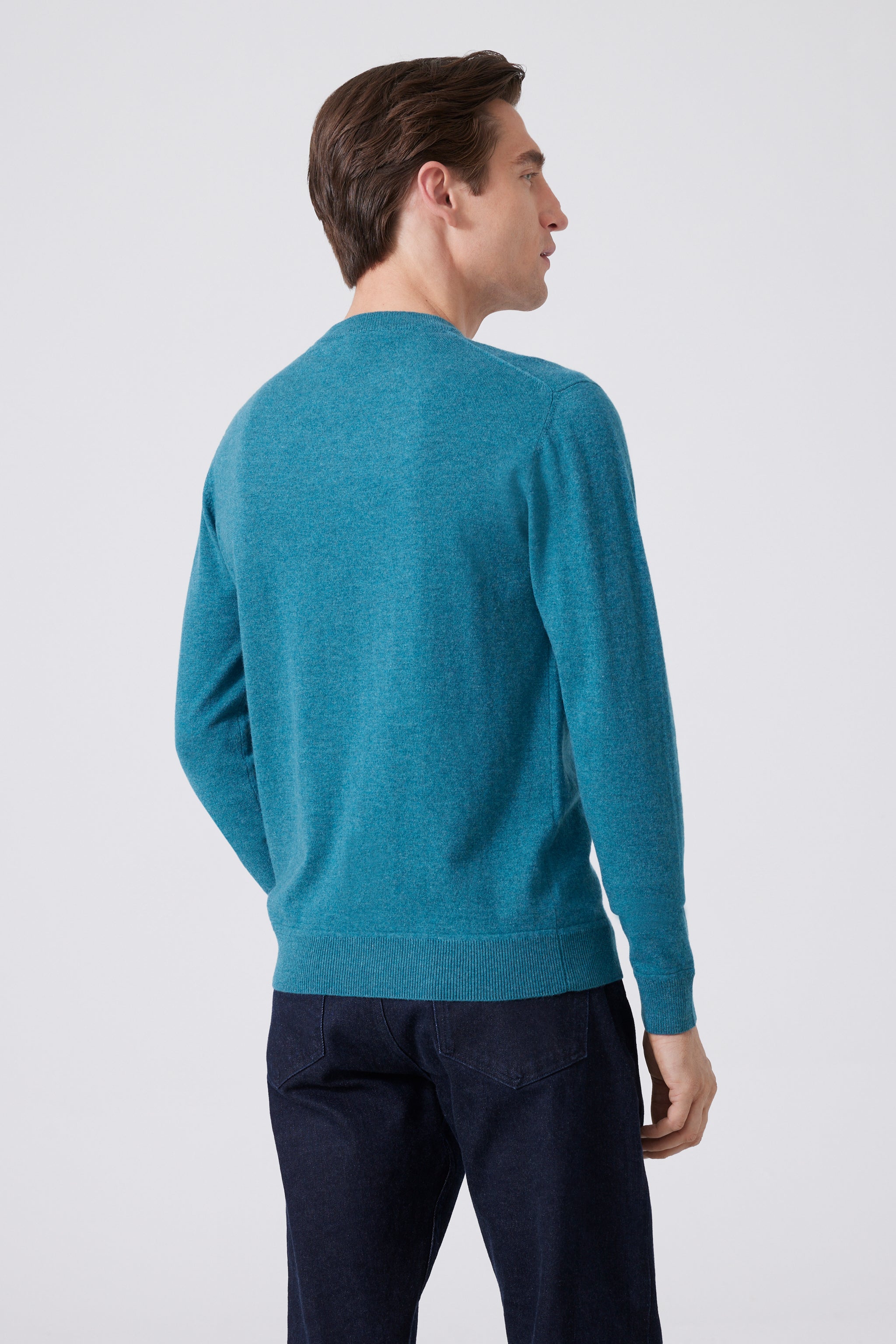 Cashmere Rundhalsausschnitt-Pullover