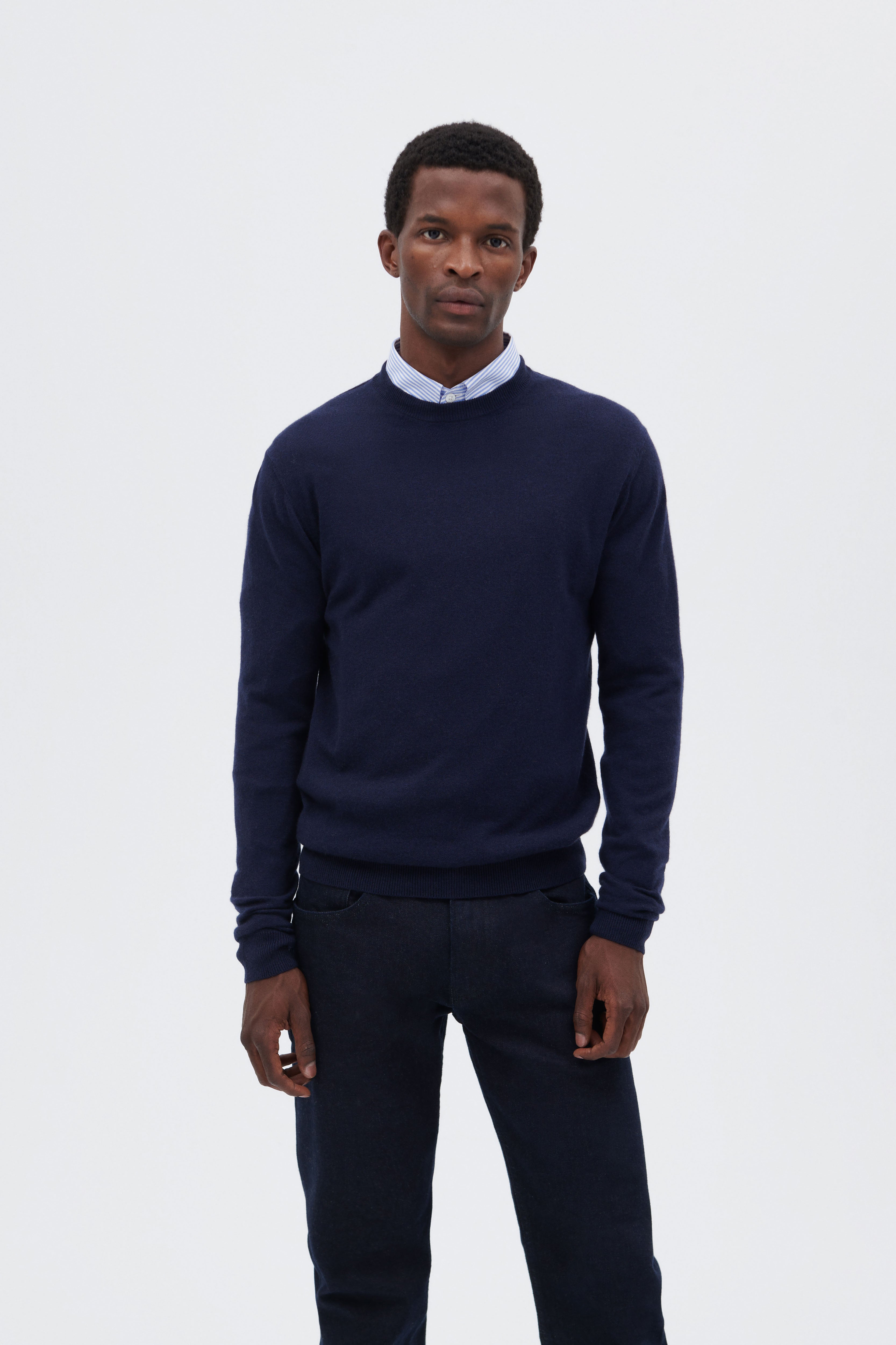 Cashmere Rundhalsausschnitt-Pullover