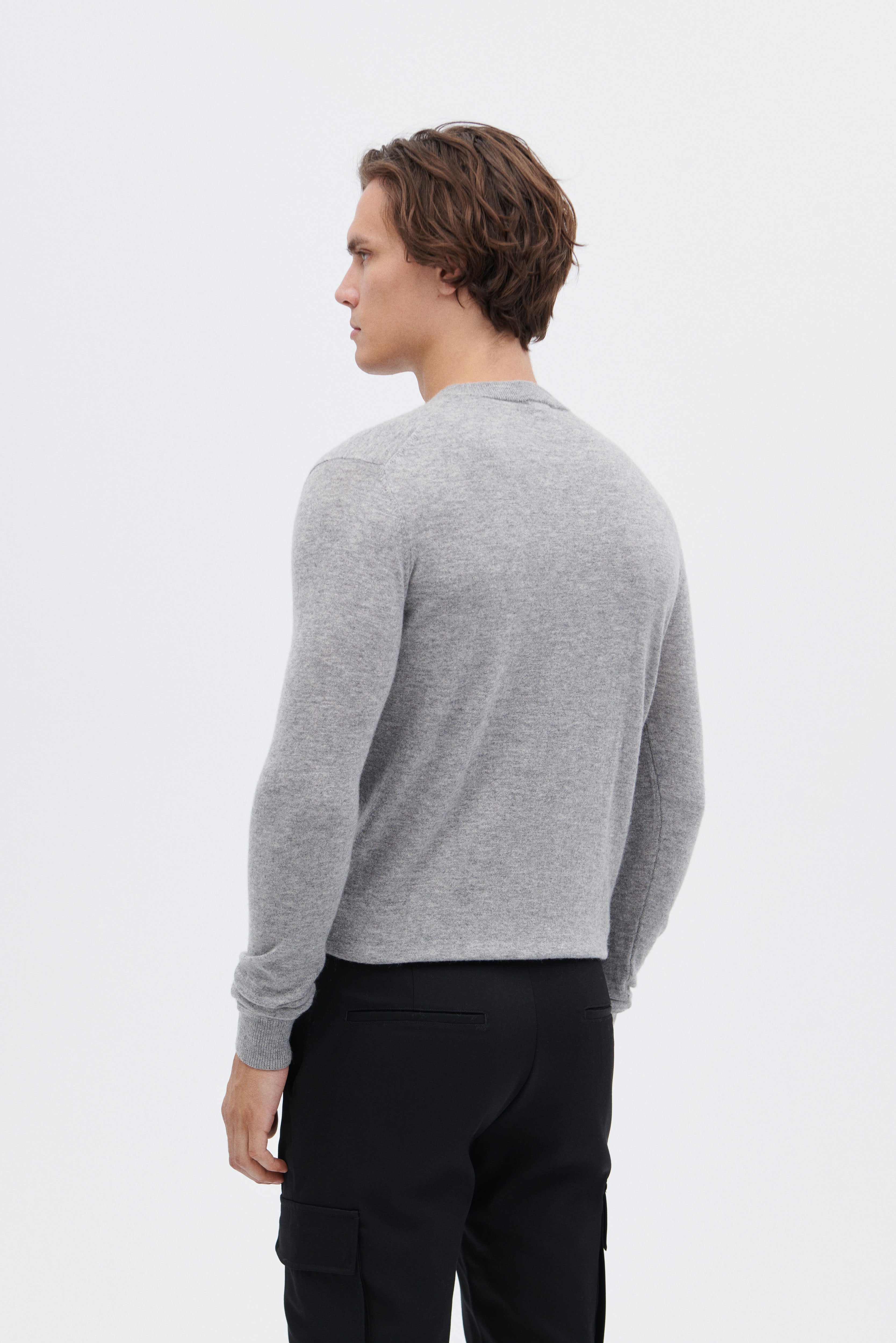 Cashmere Rundhalsausschnitt-Pullover