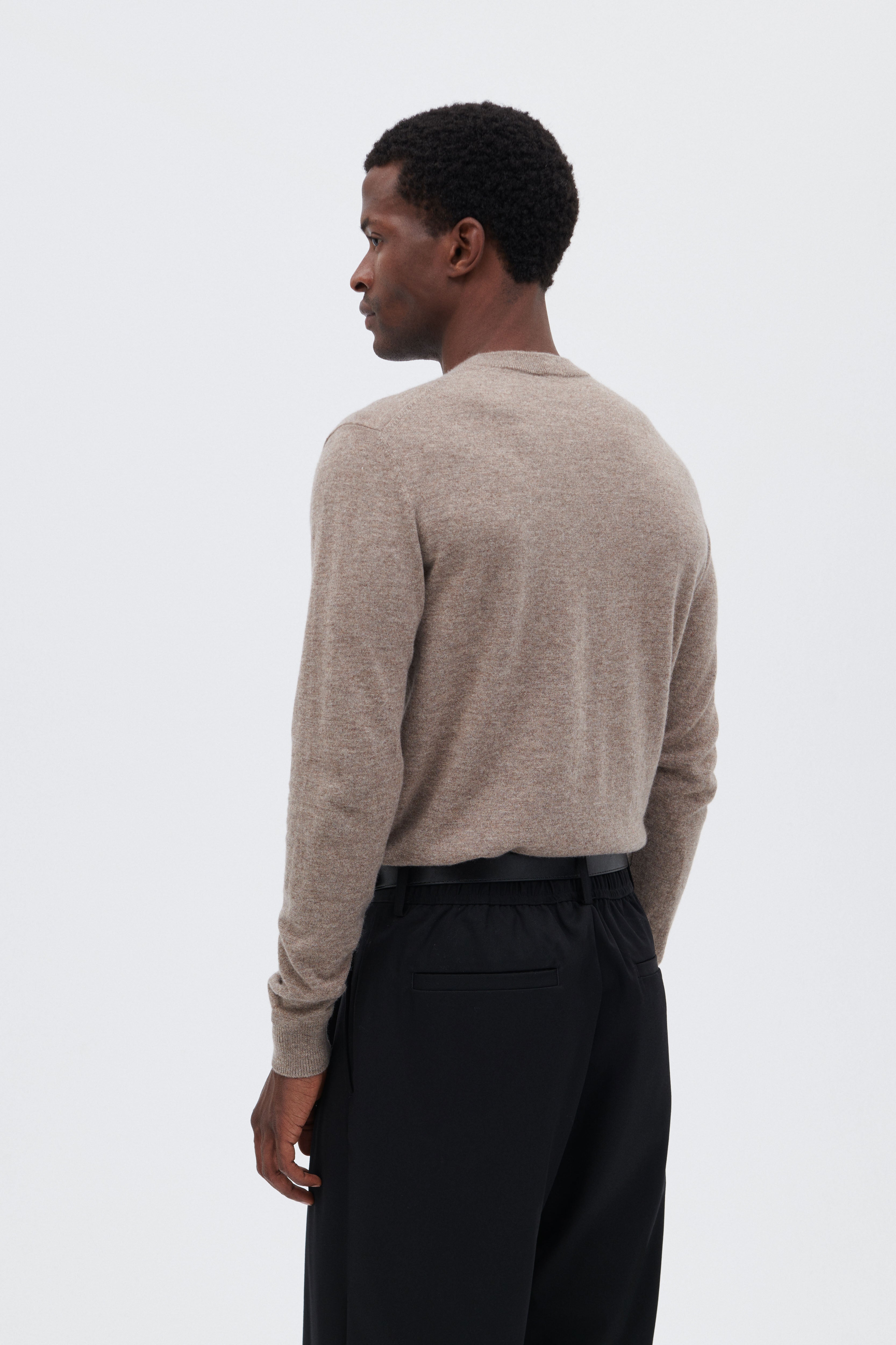 Cashmere Rundhalsausschnitt-Pullover