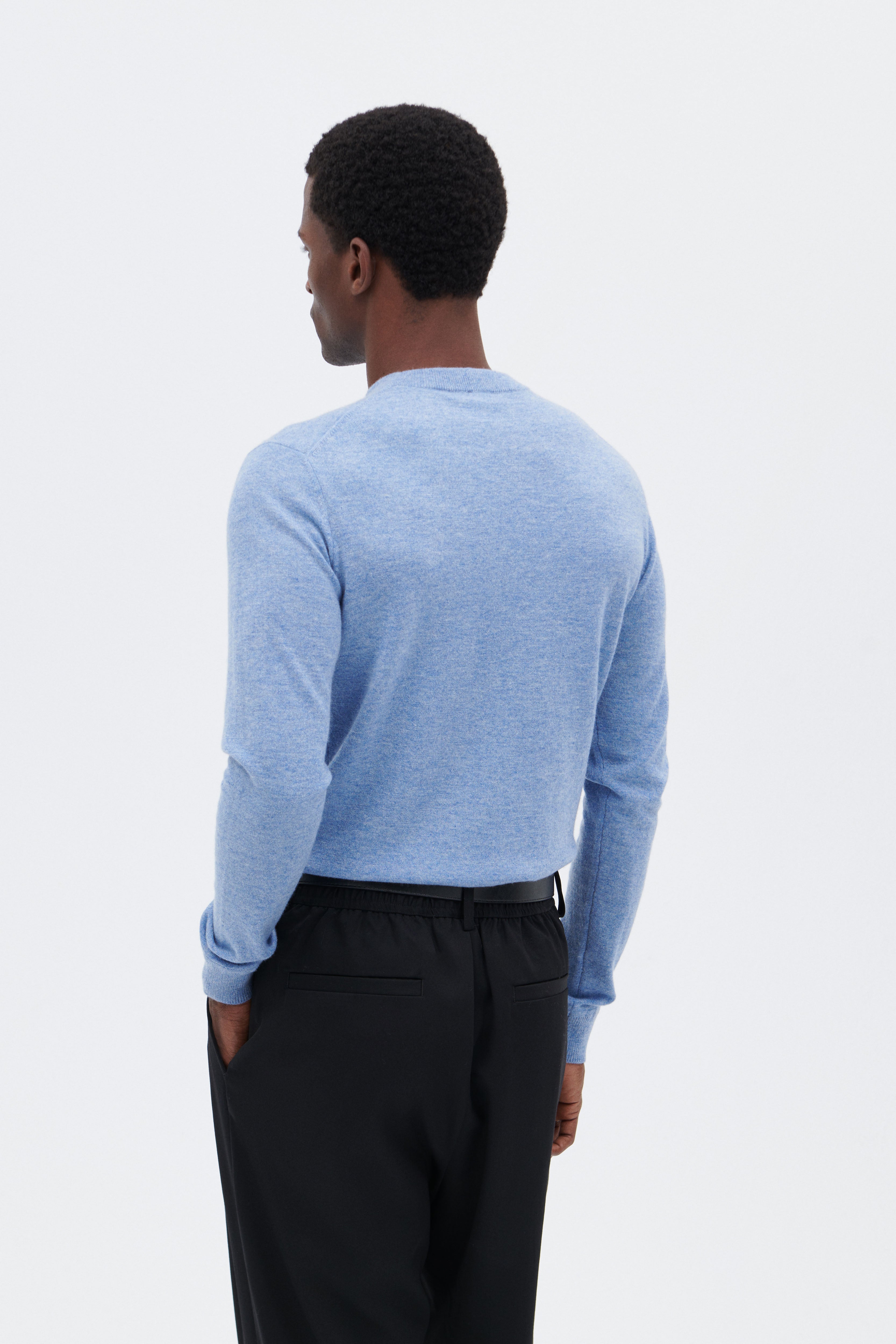 Cashmere Rundhalsausschnitt-Pullover