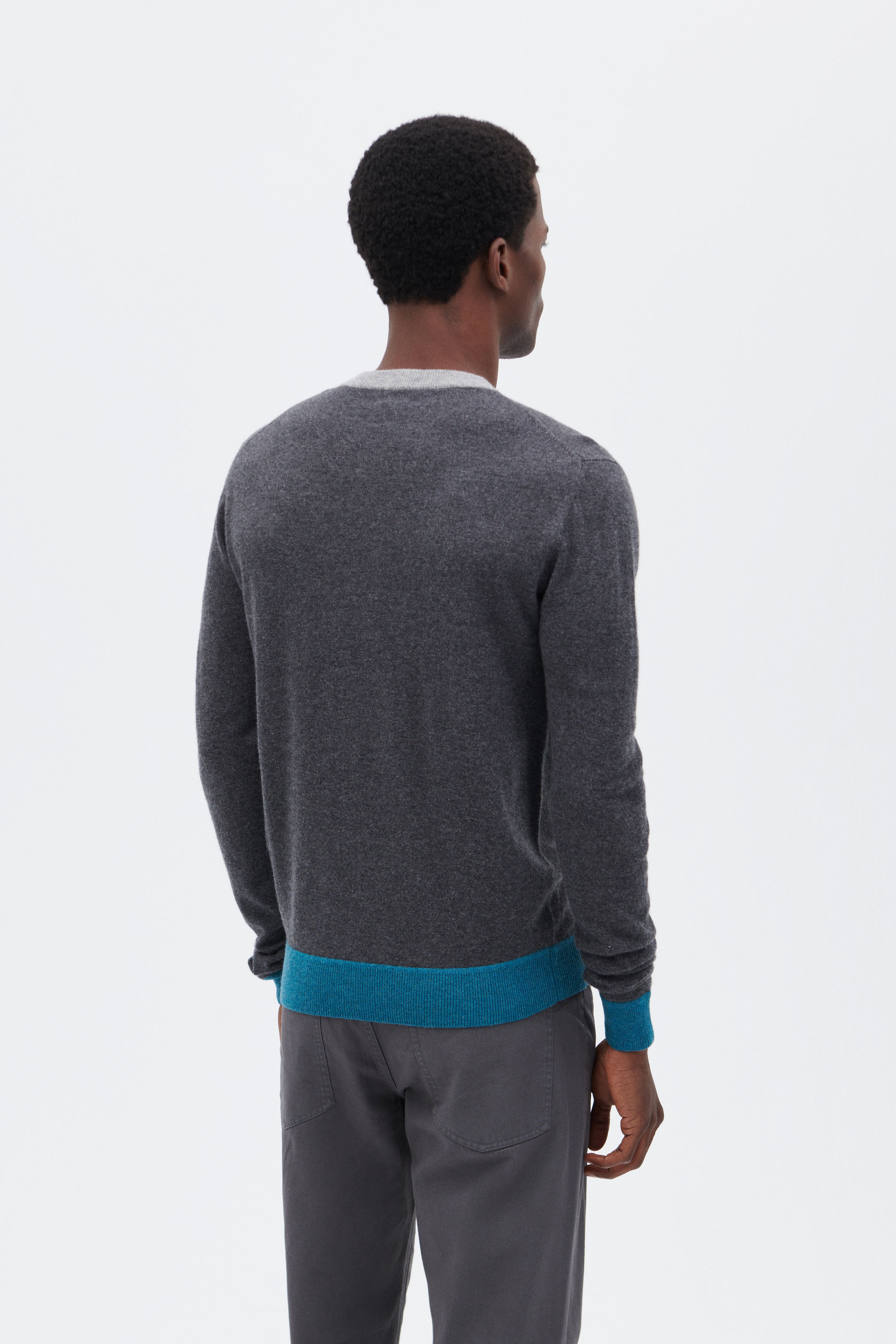 Cashmere Rundhalsausschnitt-Pullover