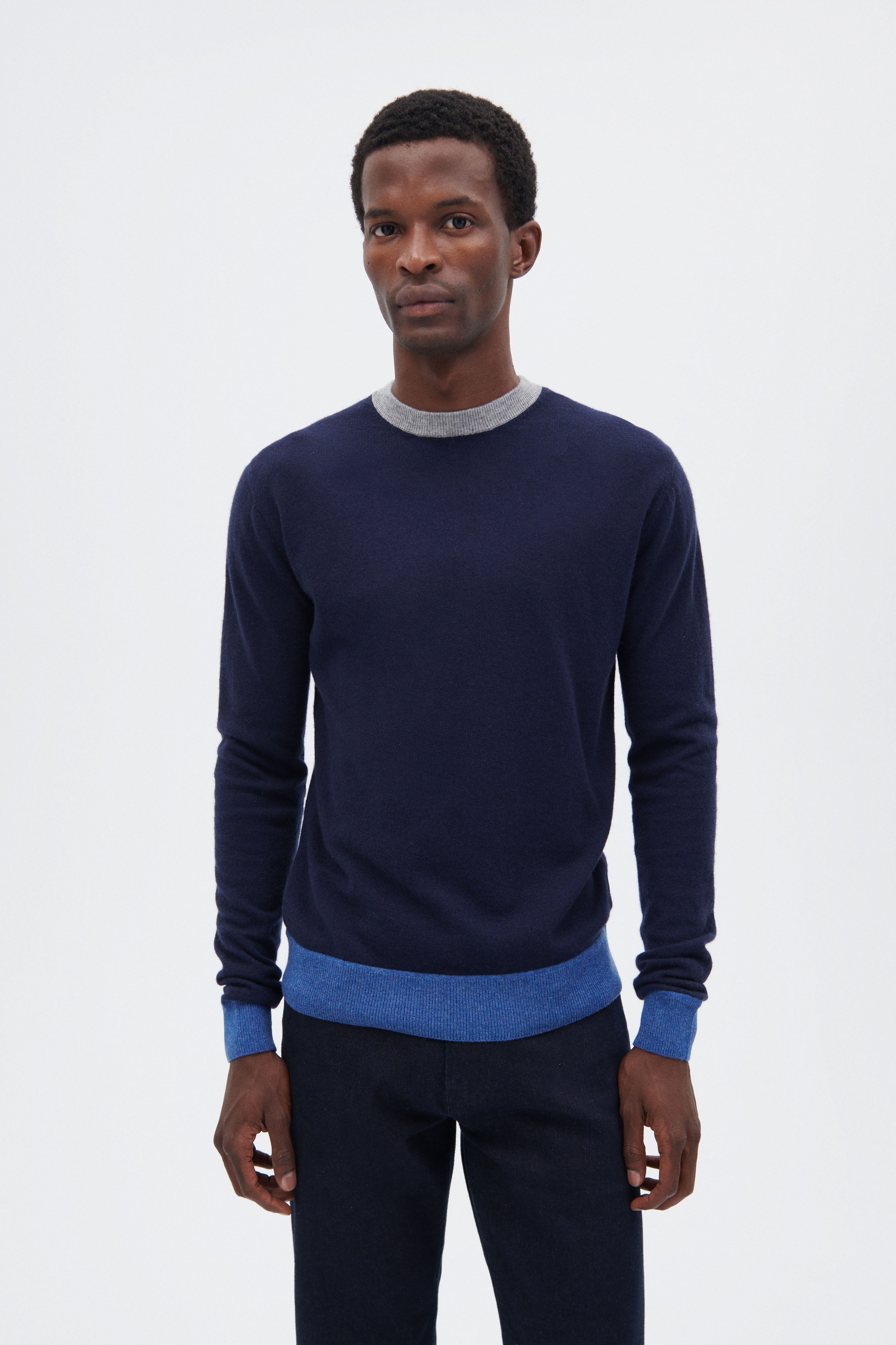 Cashmere Rundhalsausschnitt-Pullover