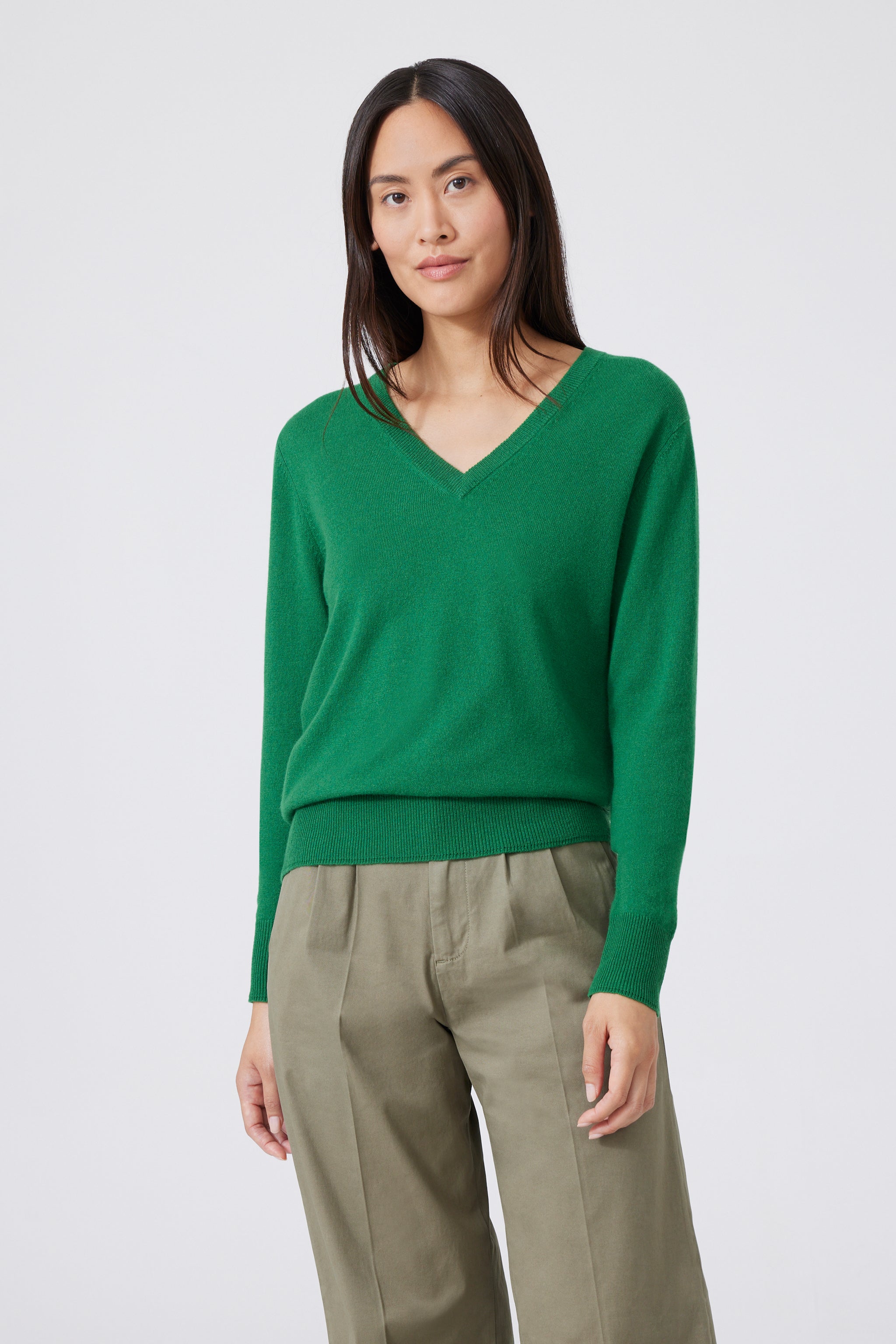 Cashmere V-neck Sweater