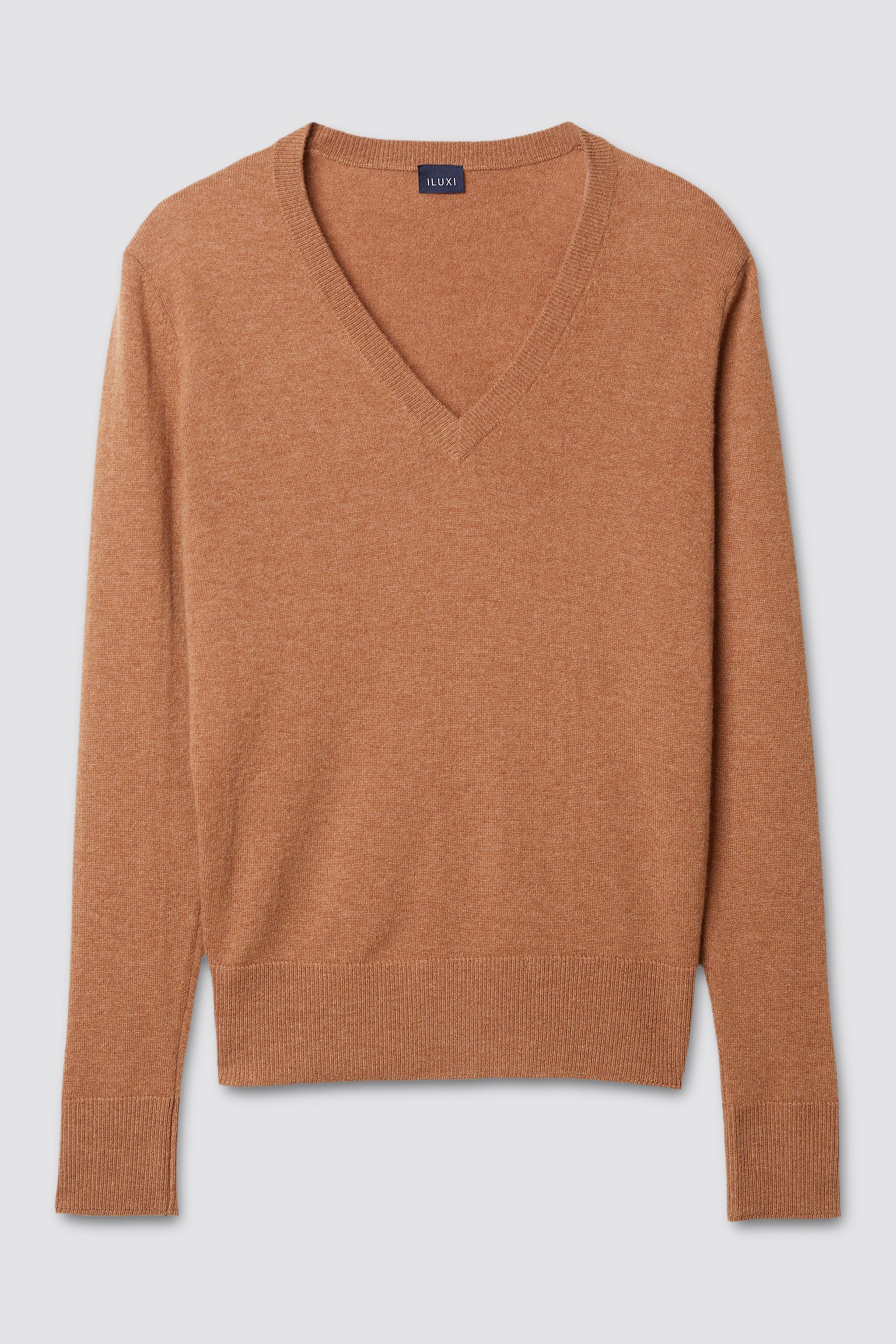 V-Pullover aus Cashmere