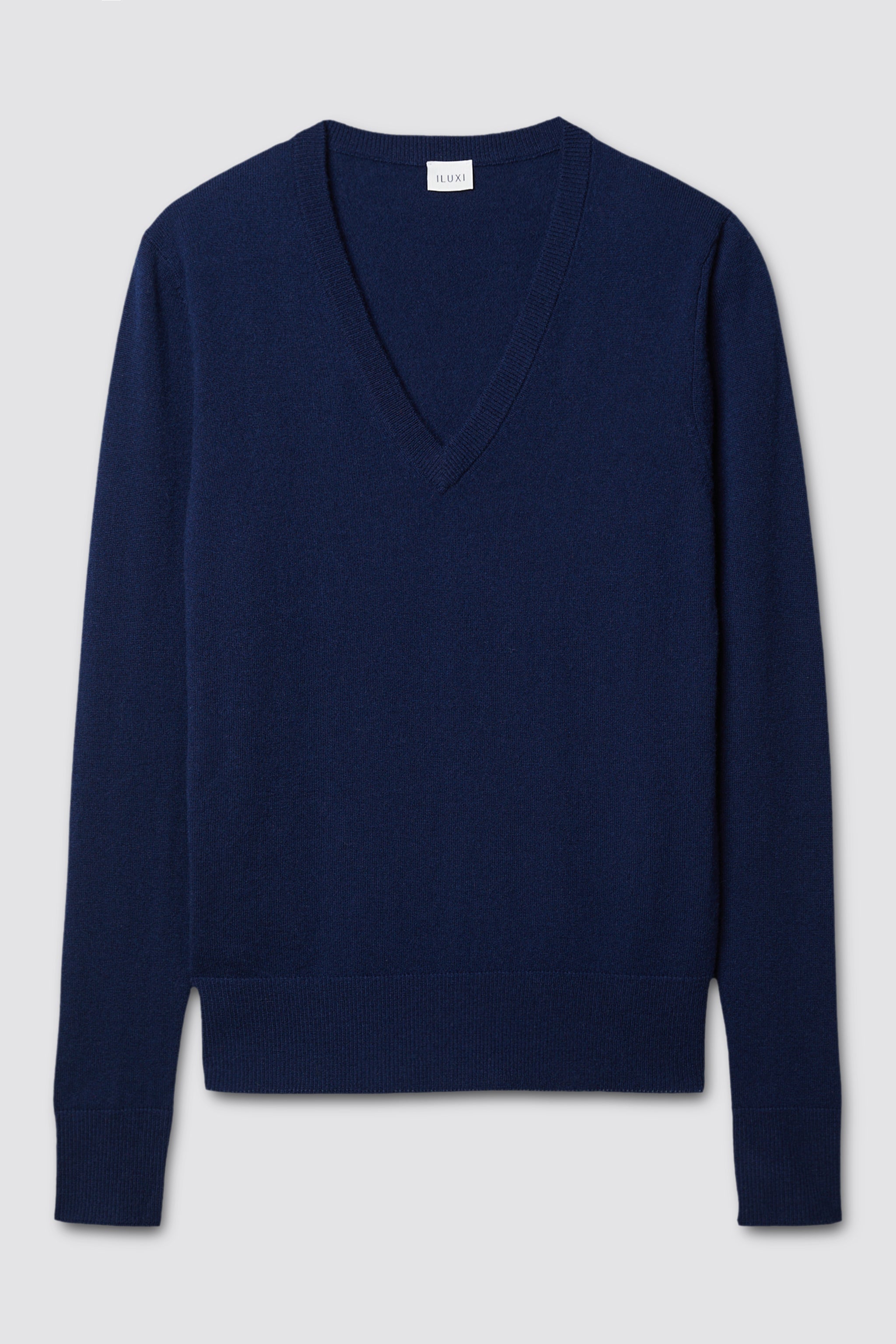 V-Pullover aus Cashmere