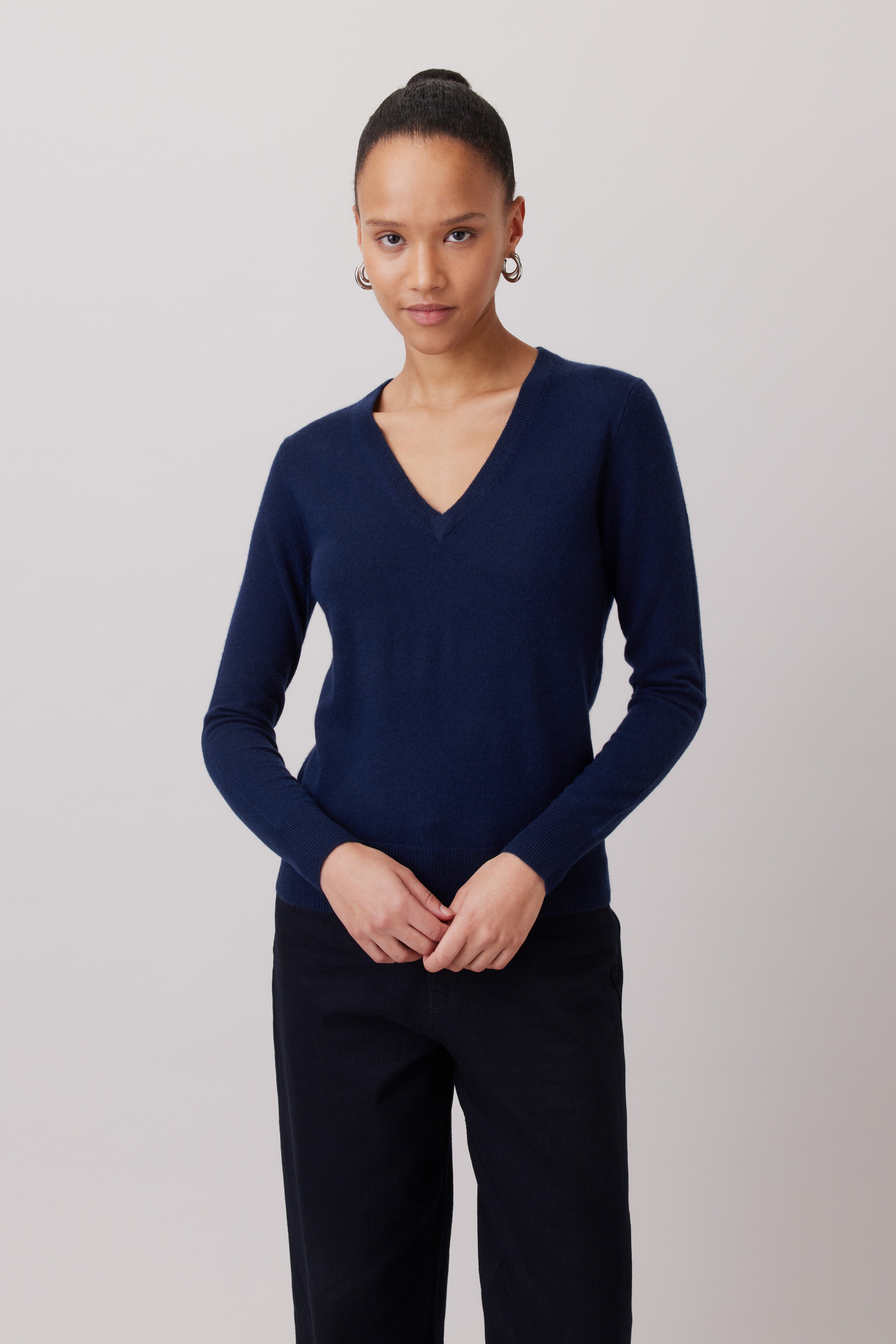 Cashmere V-neck Sweater