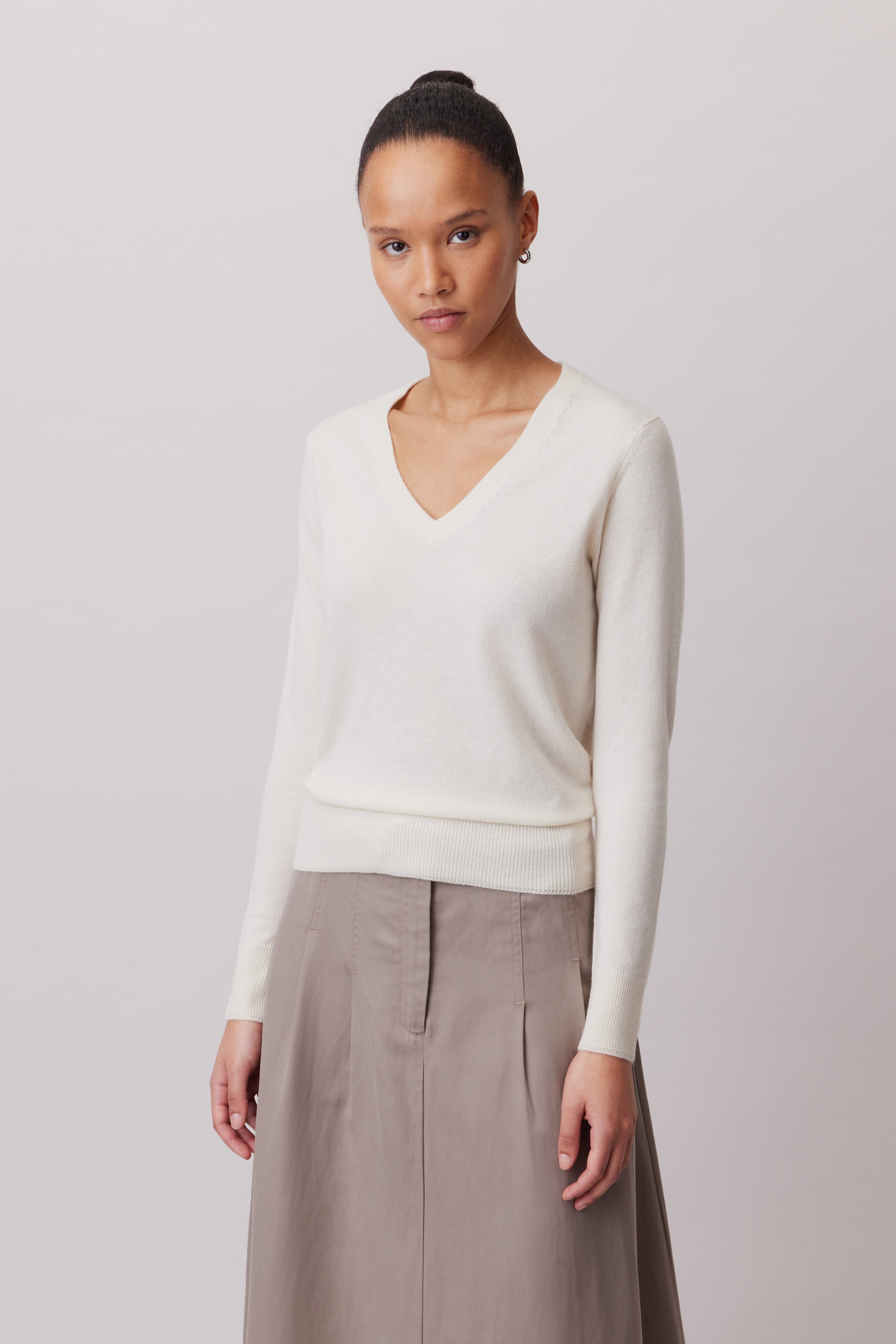 Cashmere V-neck Sweater