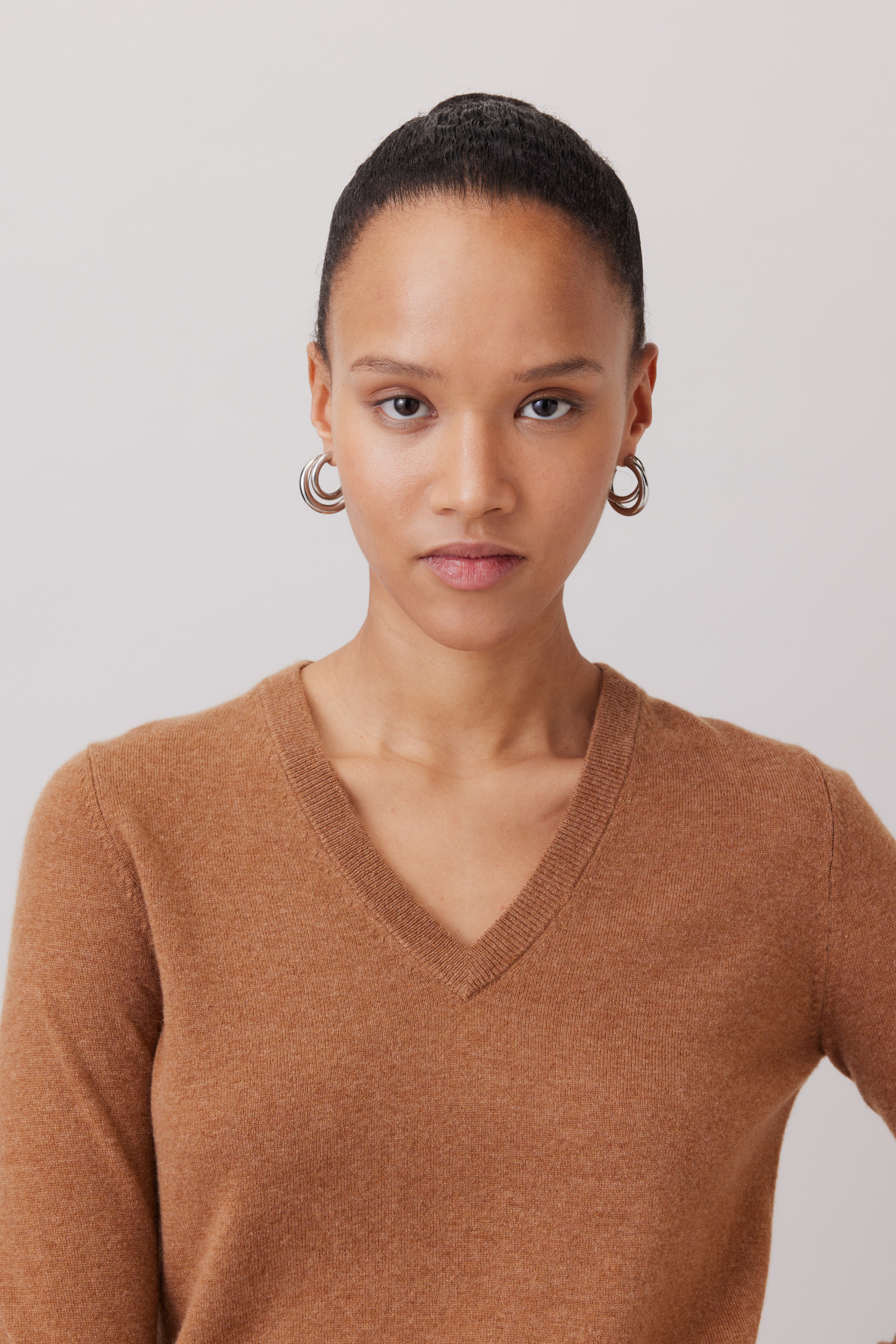 Cashmere V-neck Sweater